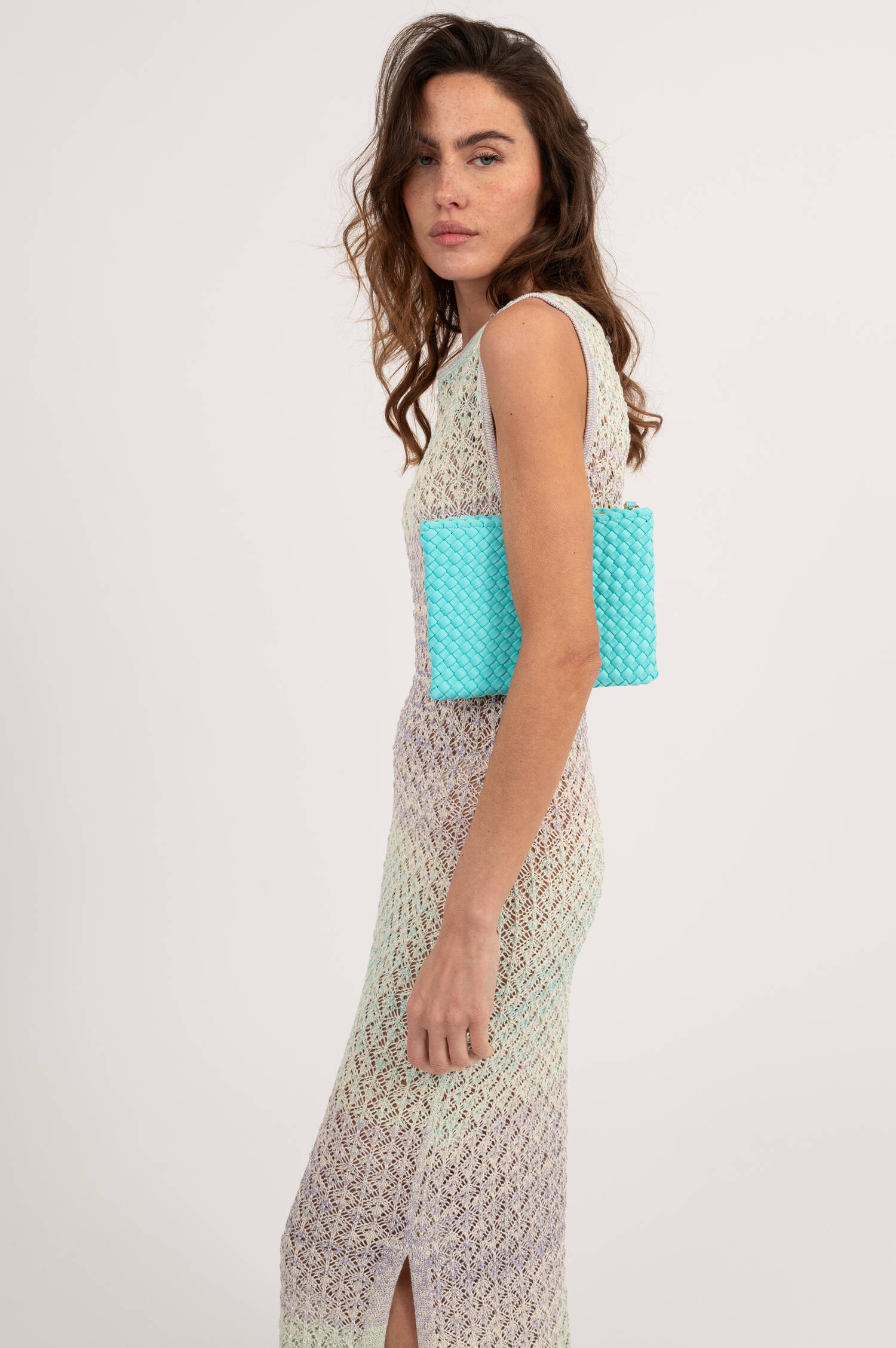  Neopren Clutch CAPRI dORO in Türkis