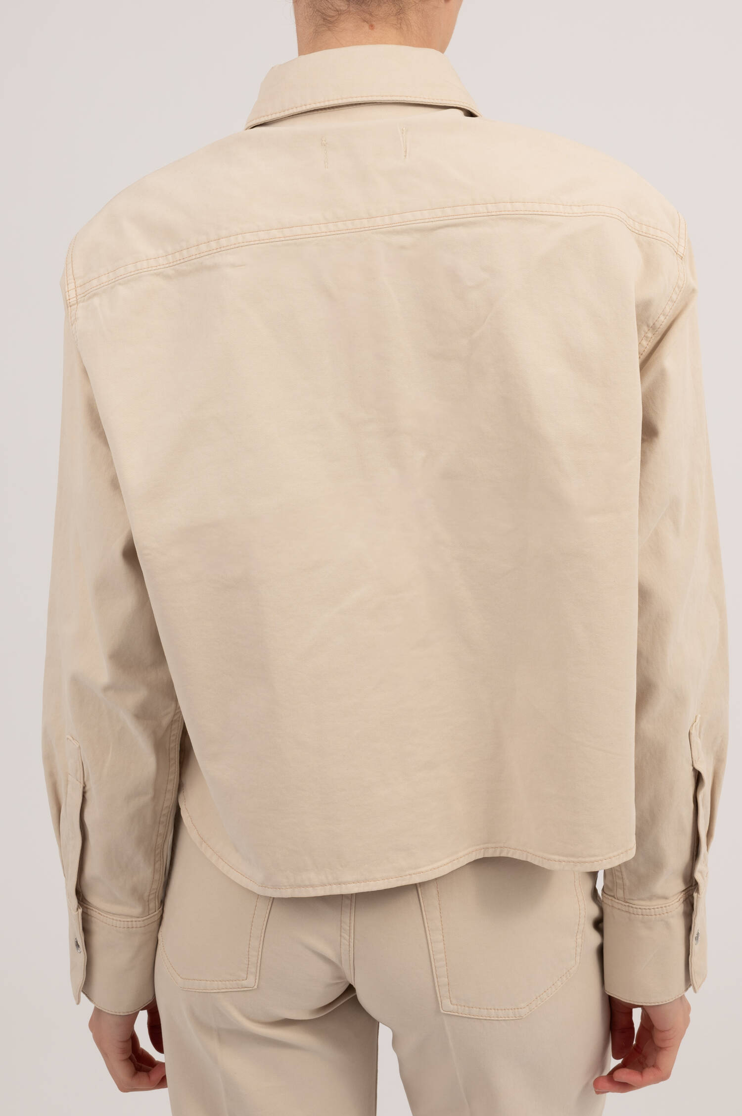 Bluse IVY SHIRT in Creme