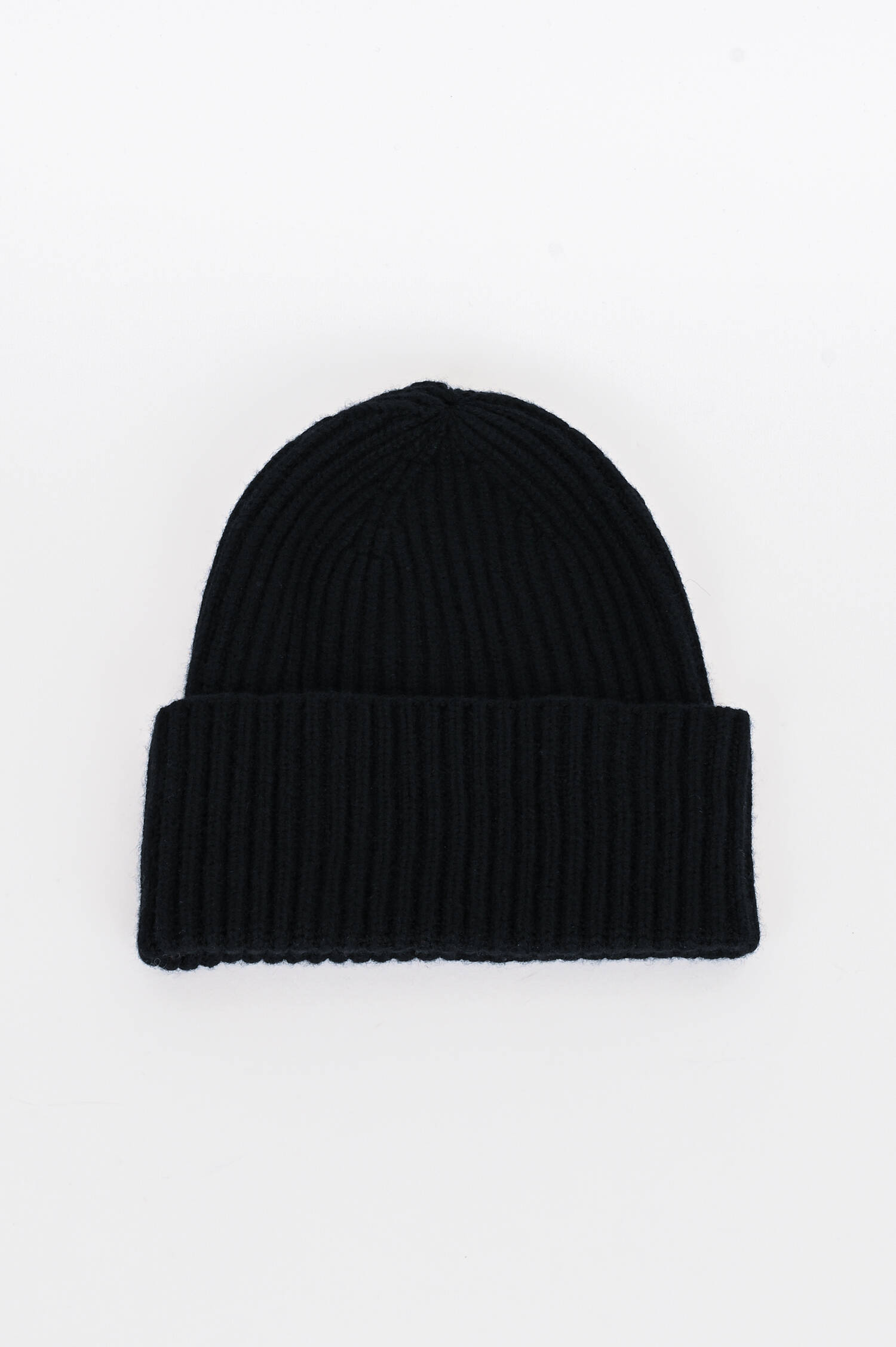 Maxi-Mütze aus Cariaggi Cashmere in Schwarz Maxi-Mütze aus Cariaggi Cashmere in Schwarz