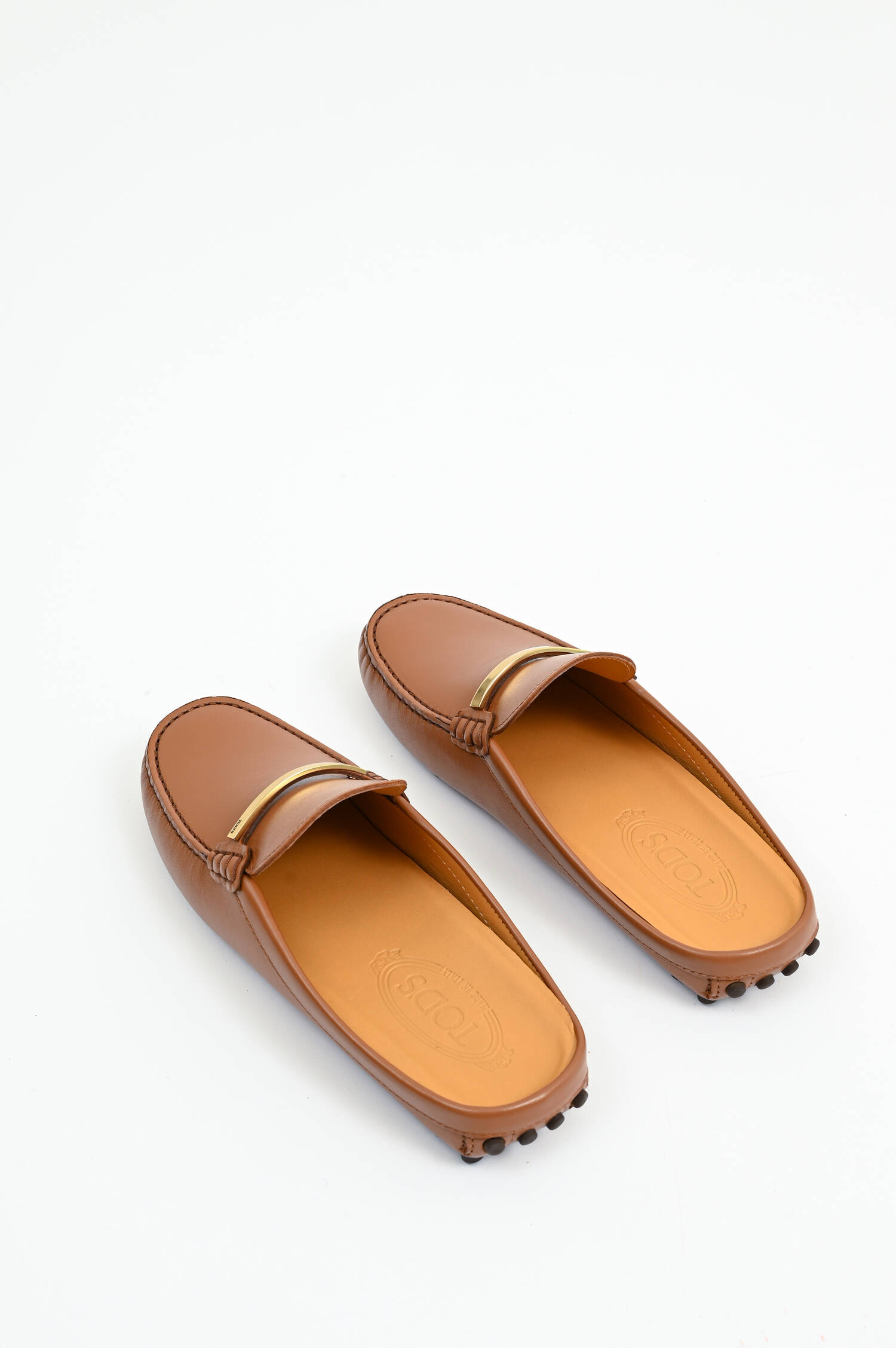 Mules mit Penny-Steg in Braun