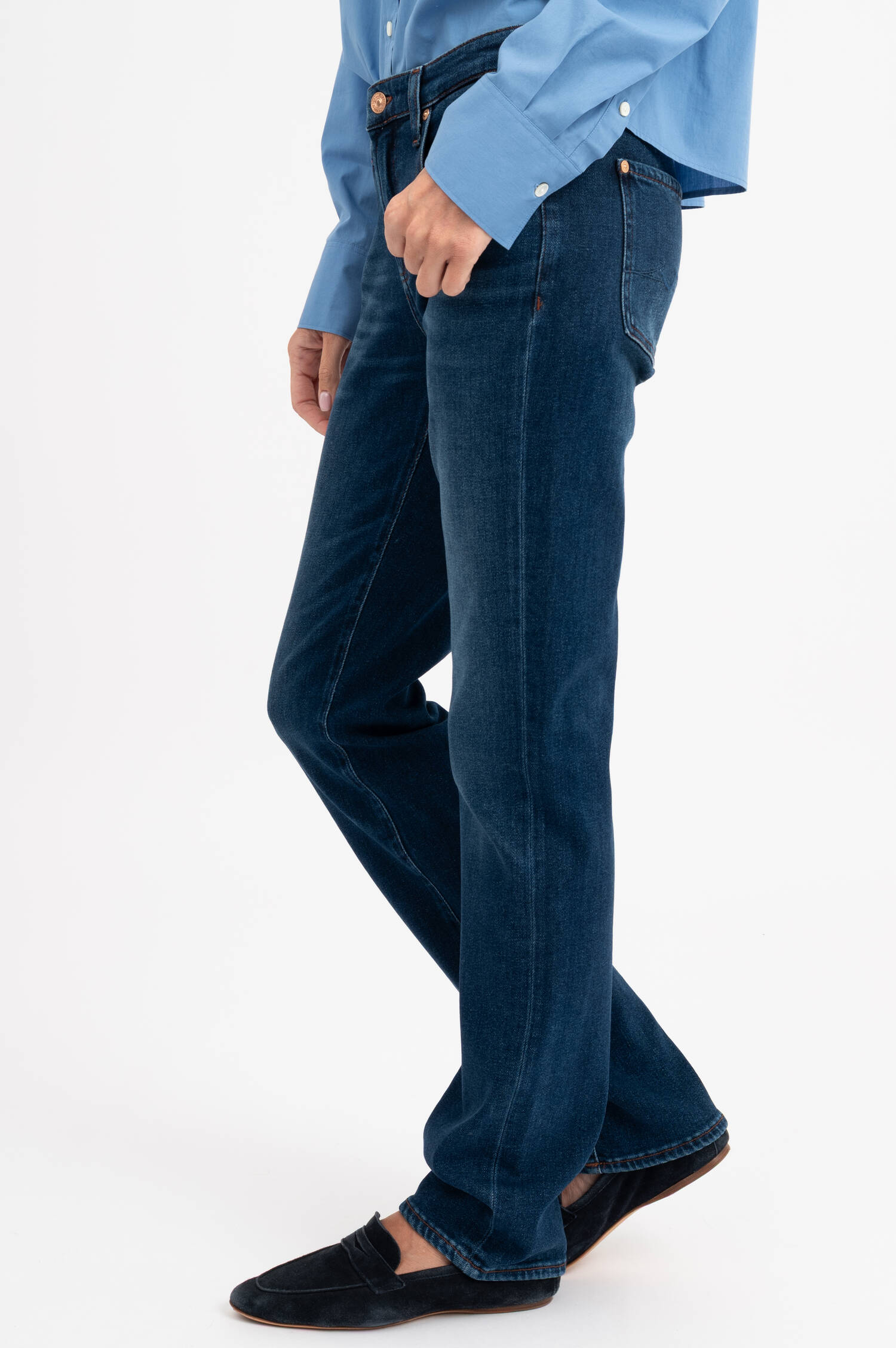 Slim Fit Jeans in Dunkelblau Slim Fit Jeans in Dunkelblau