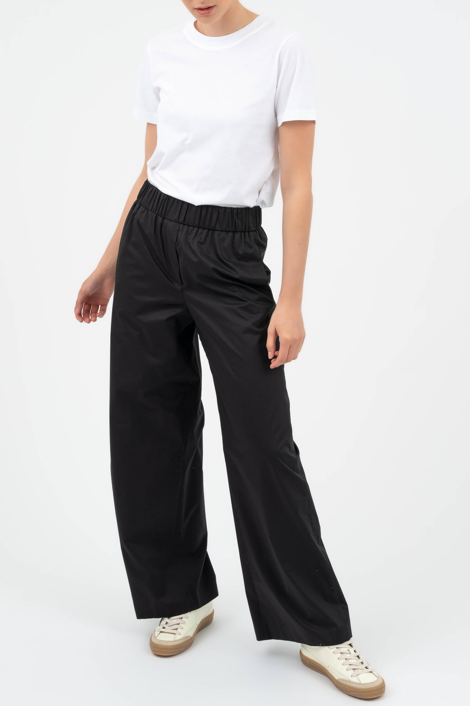 Baumwollhose in Schwarz Baumwollhose in Schwarz