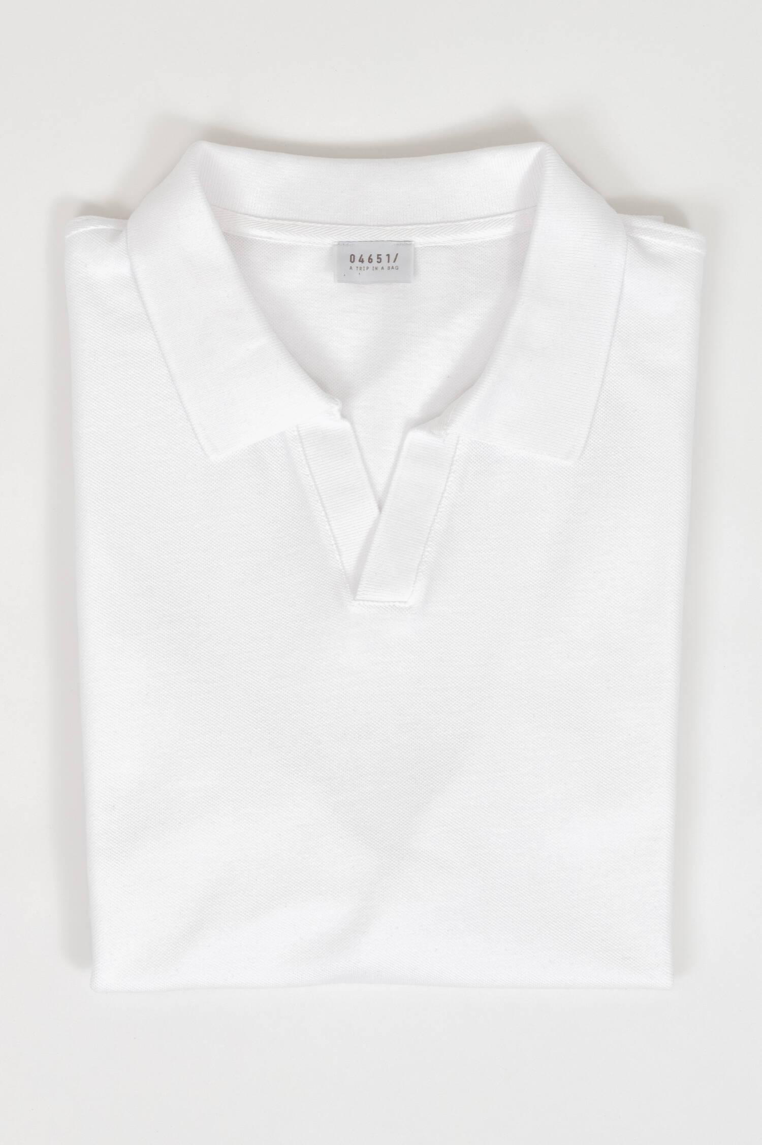 Poloshirt PIQUE JOHNNY in Weiß Poloshirt PIQUE JOHNNY in Weiß