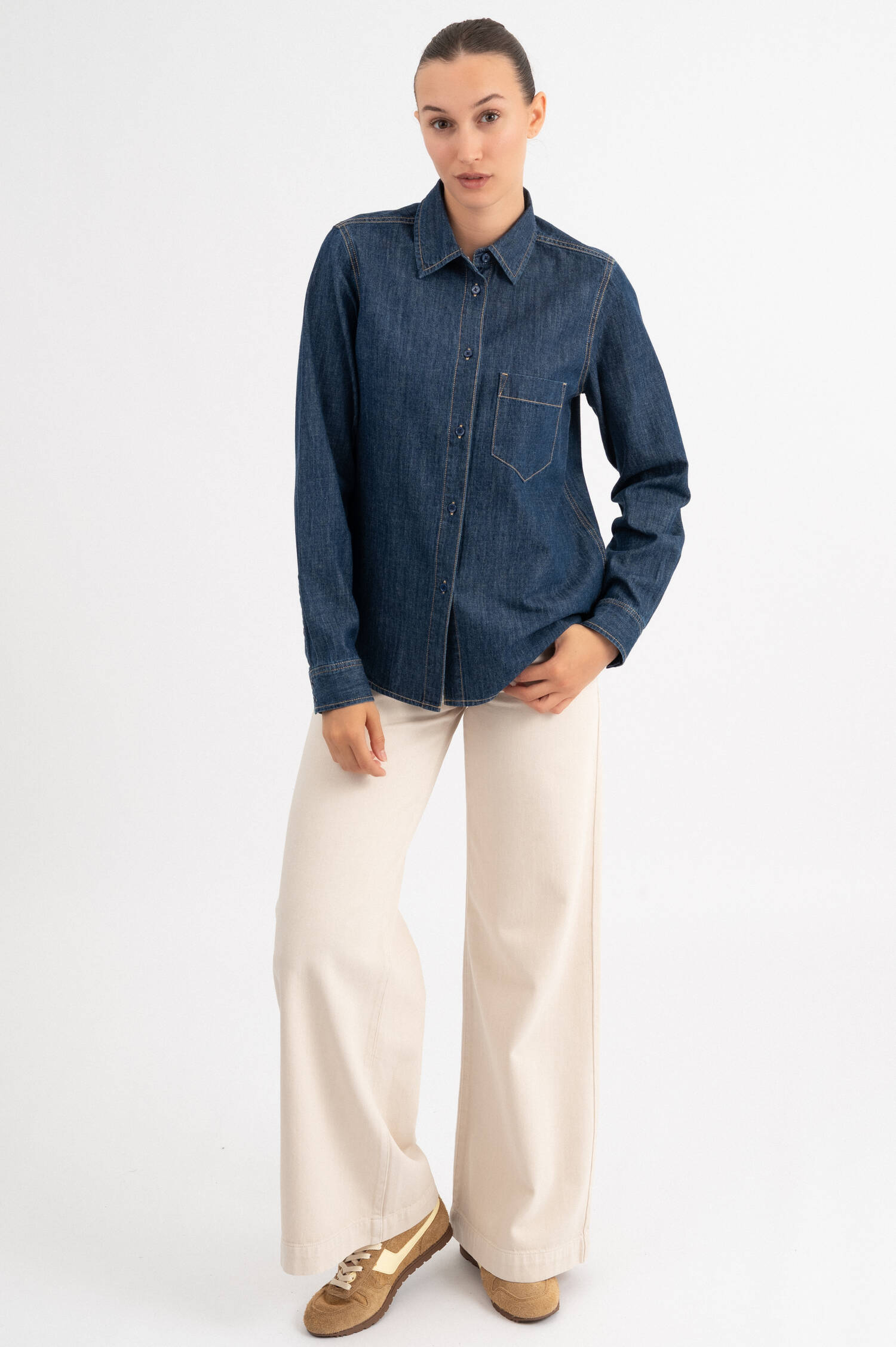 Denim-Shirt in Navy Denim-Shirt in Navy