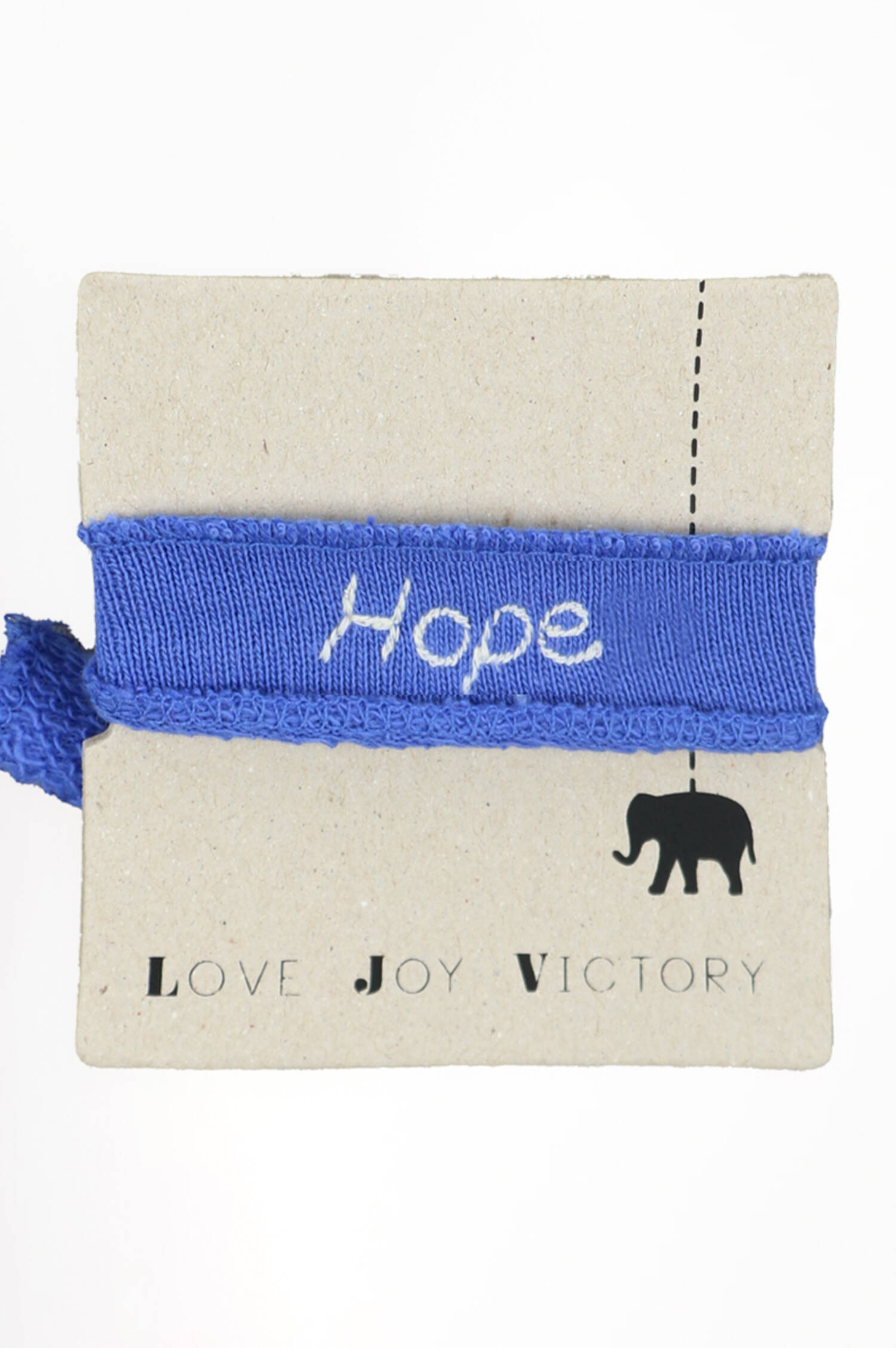 Armband aus Baumwolle -HOPE in Blau Armband aus Baumwolle -HOPE in Blau