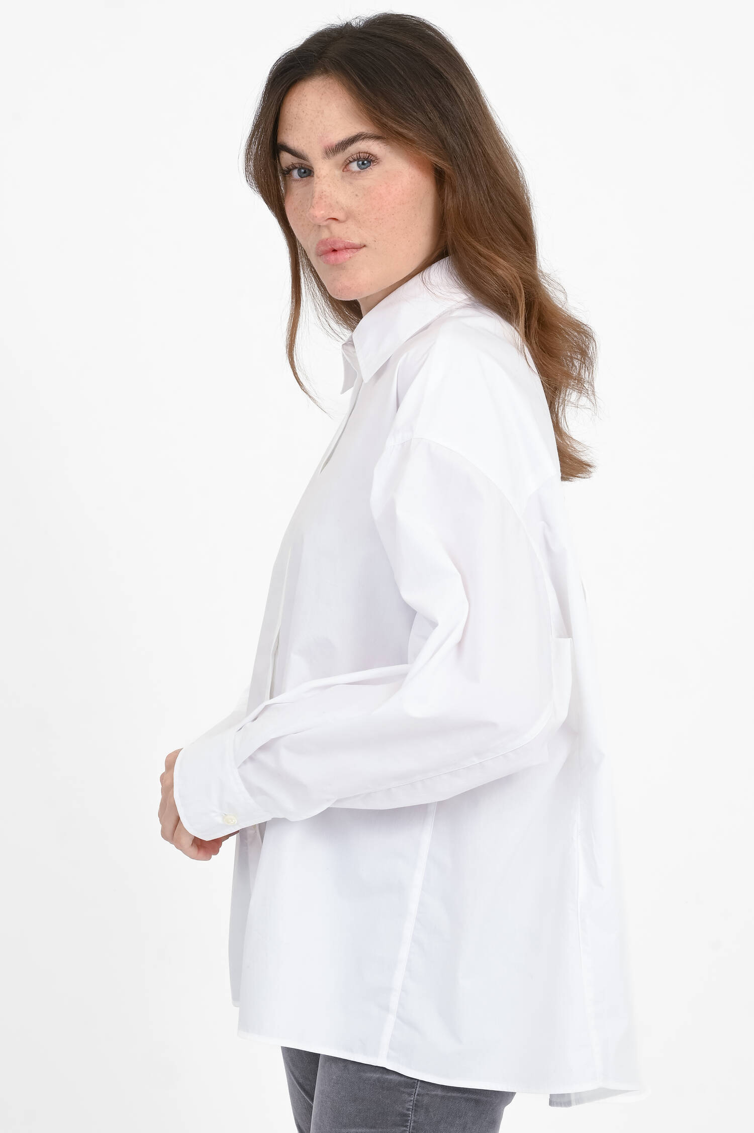Oversized Bluse in White Oversized Bluse in White