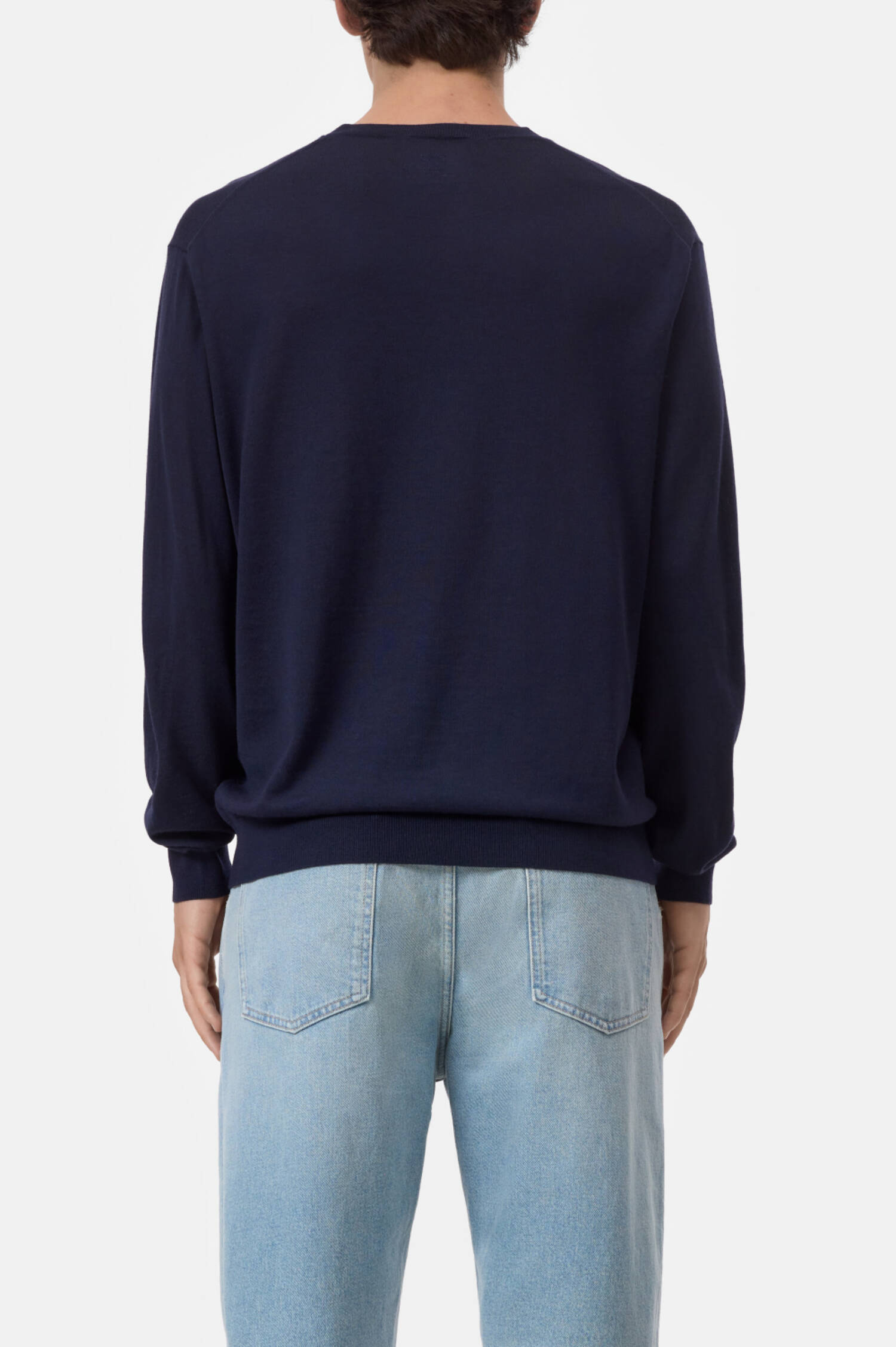 Woll-Pullover in Navy Woll-Pullover in Navy
