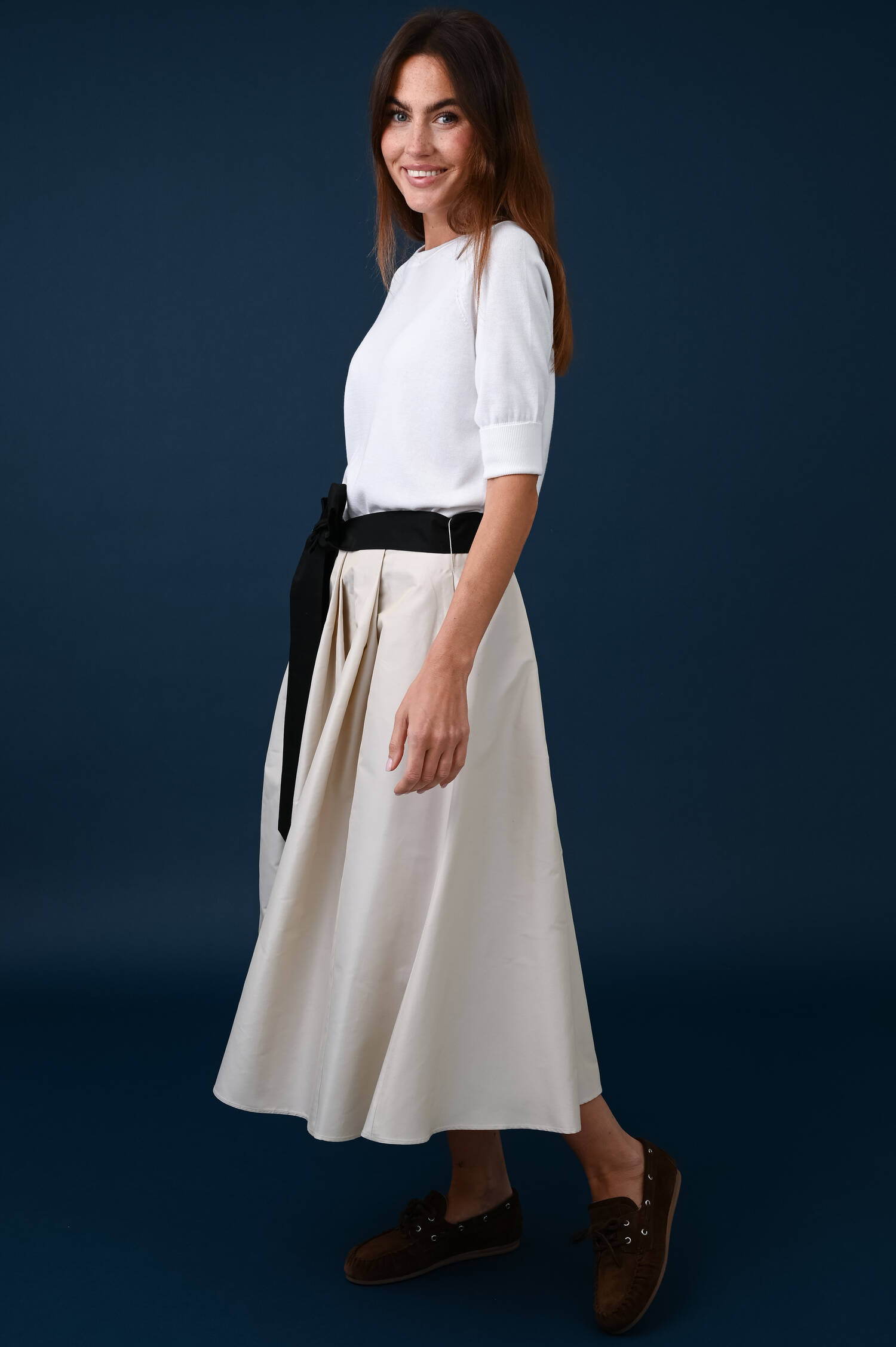 Midi Rock BASCHI in Beige Midi Rock BASCHI in Beige