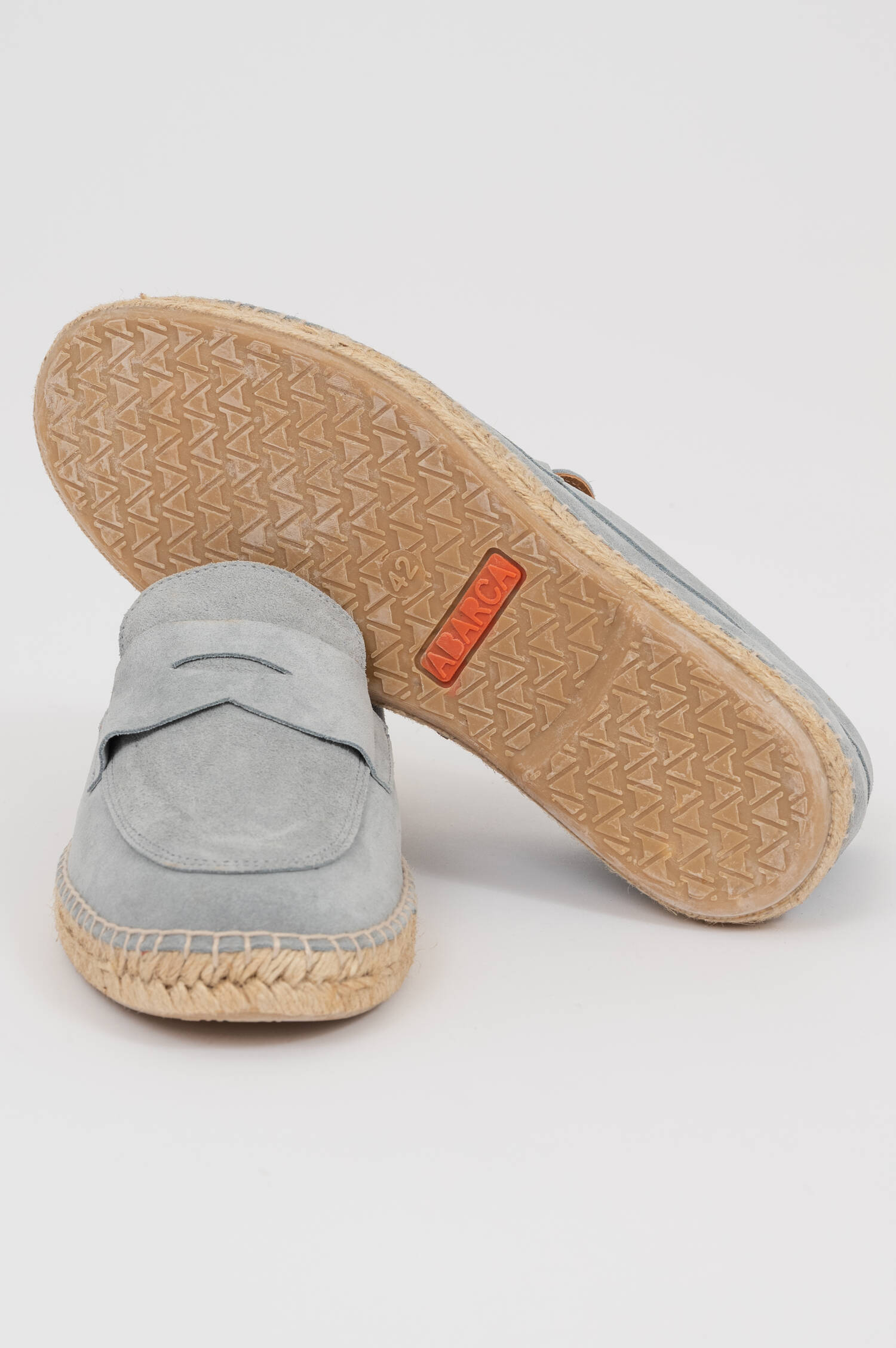 Mokassin SERRAJE mit Pennysteg in Blaugrau