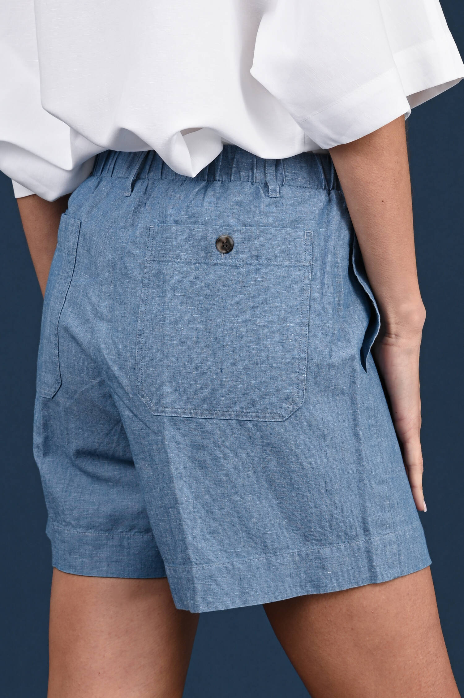 Shorts in Mediumblau Shorts in Mediumblau