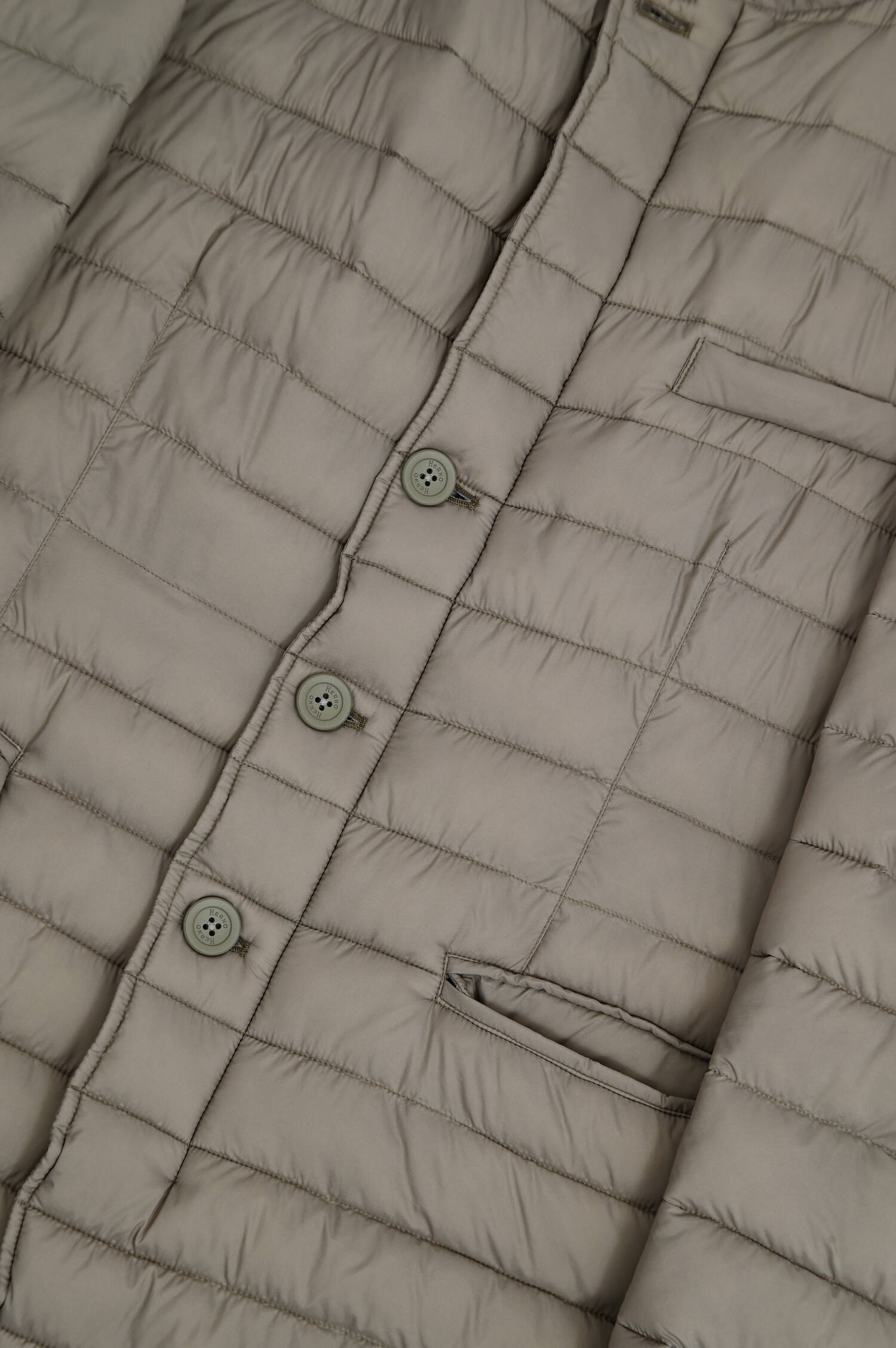 Steppjacke in Taupe