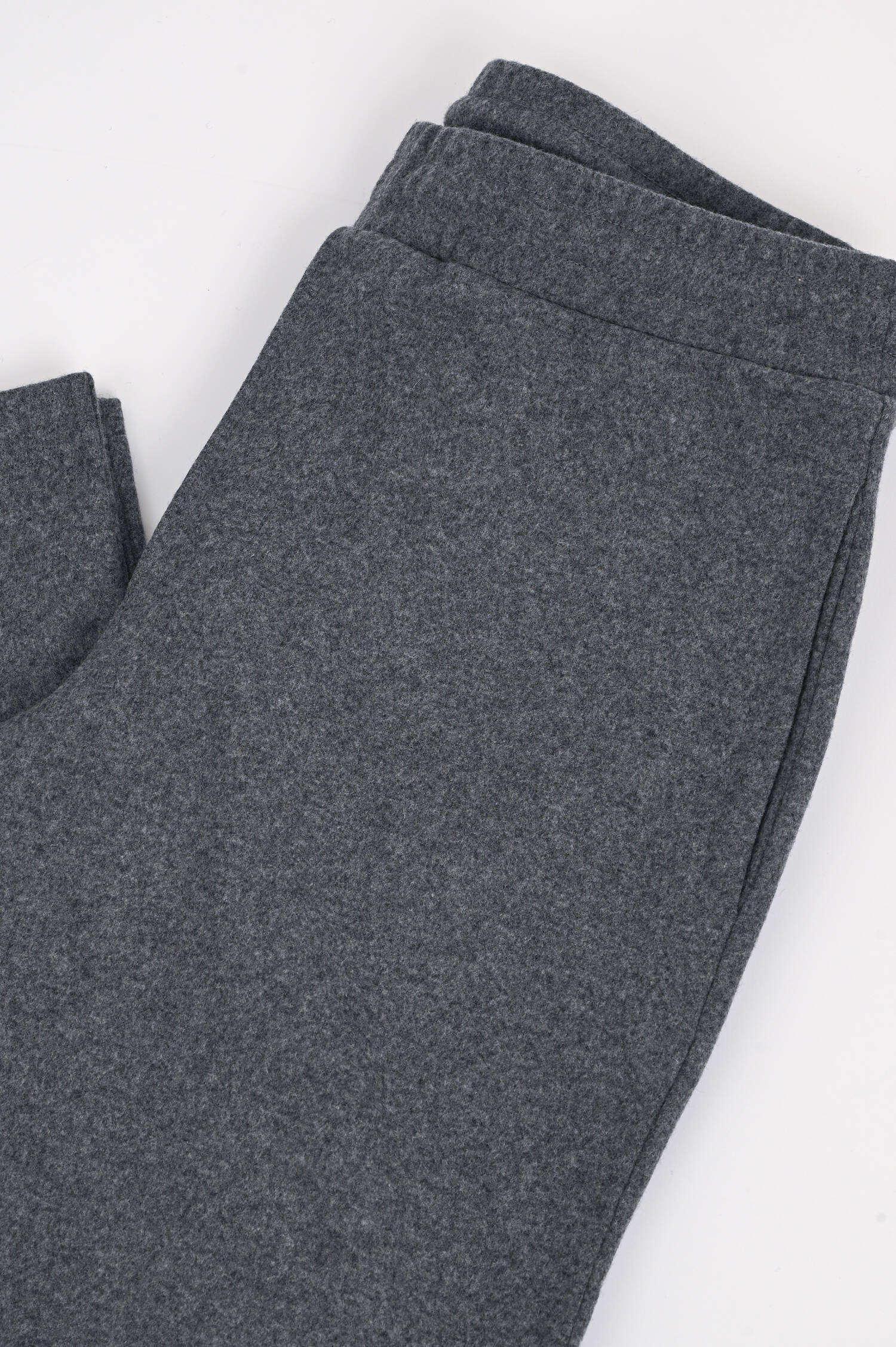 Flanell Sweathose in Grau