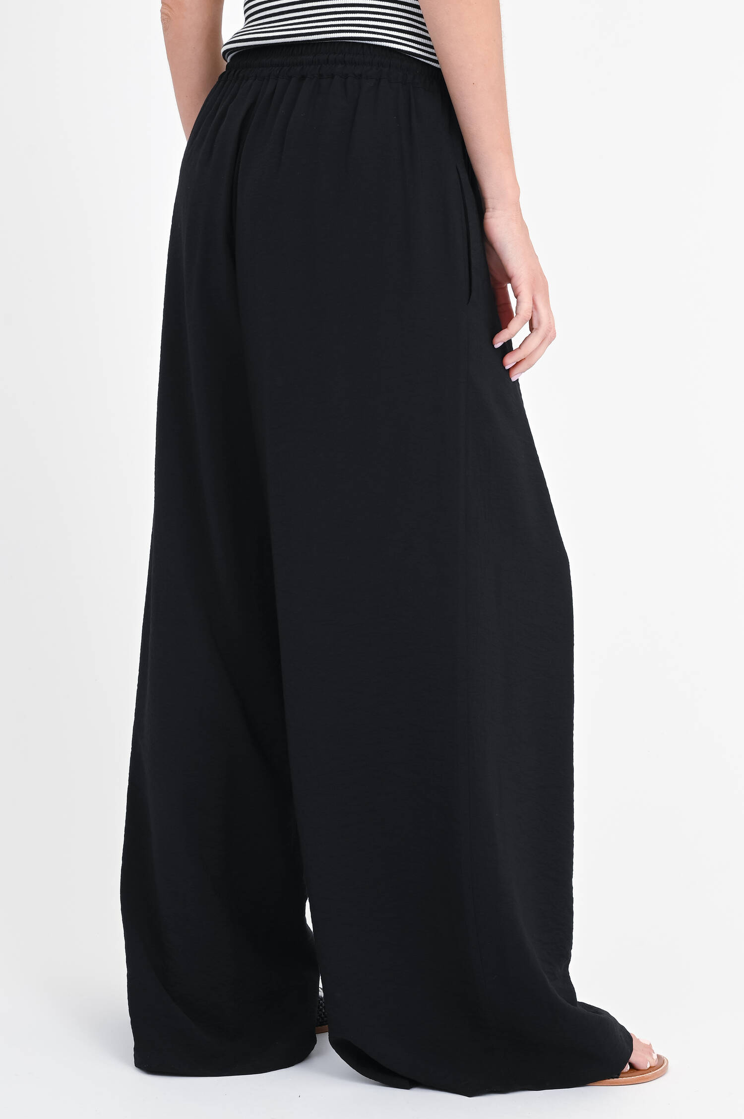 Wide-Leg-Hose LILY in Schwarz