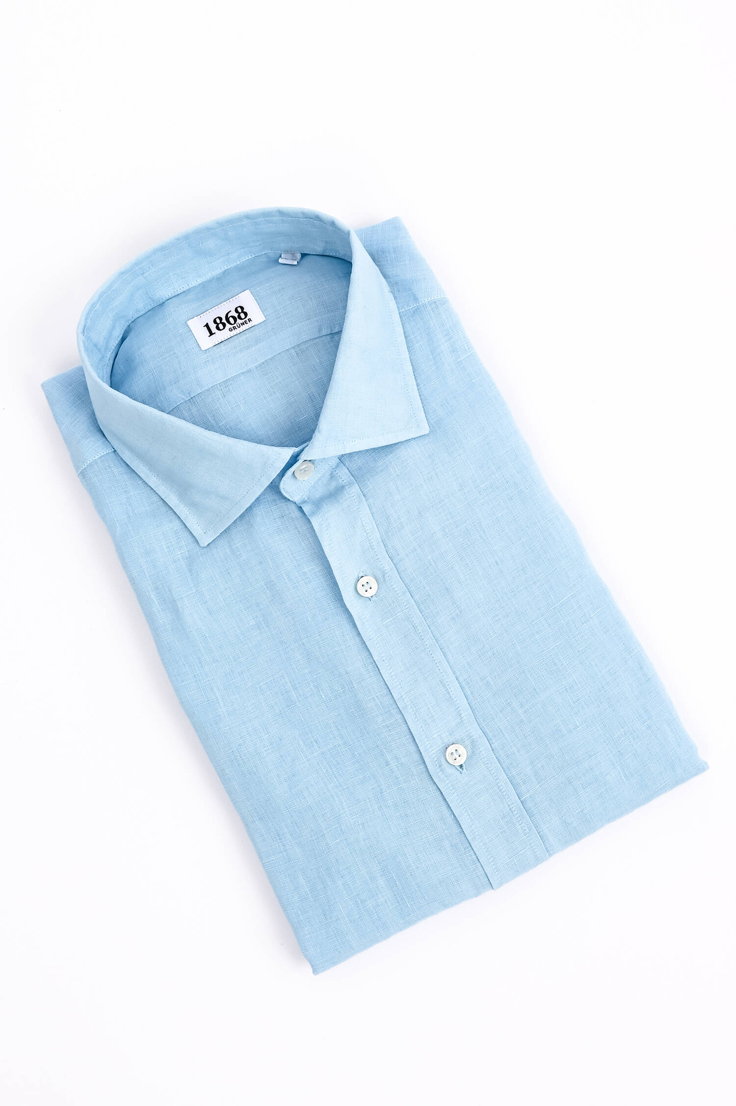 Leinenhemd in Hellblau Leinenhemd in Hellblau