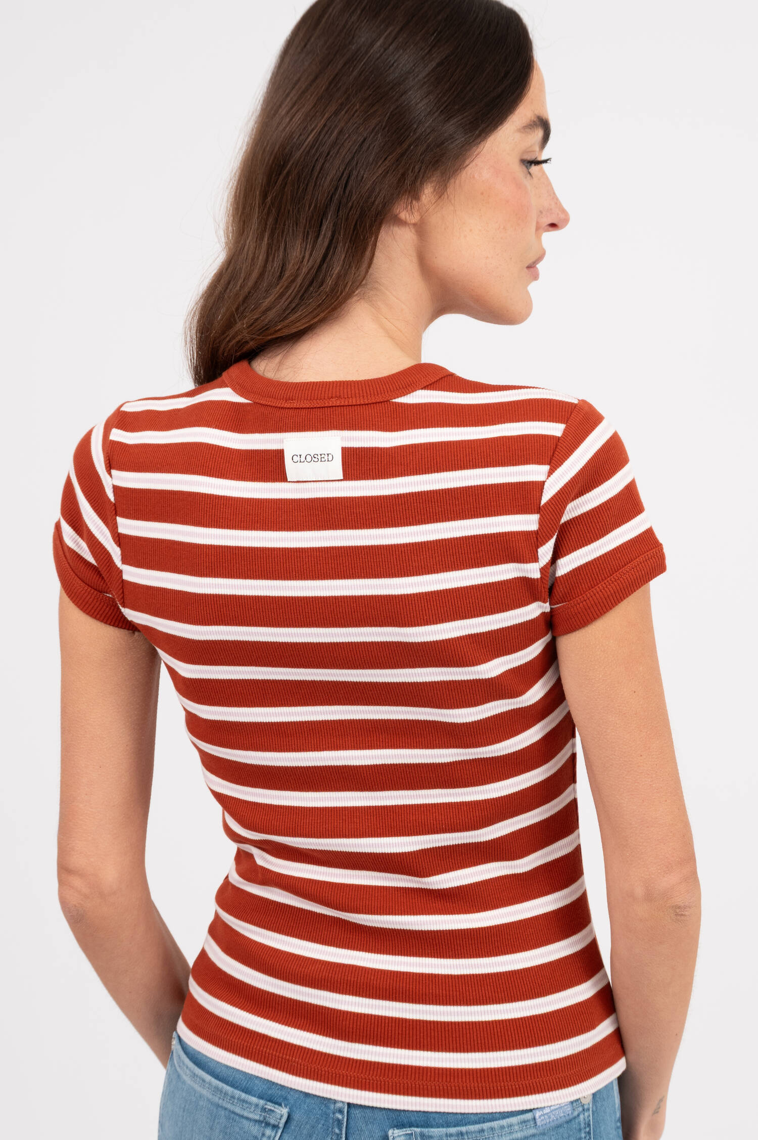 Slim Fit T-Shirt in Terracotta