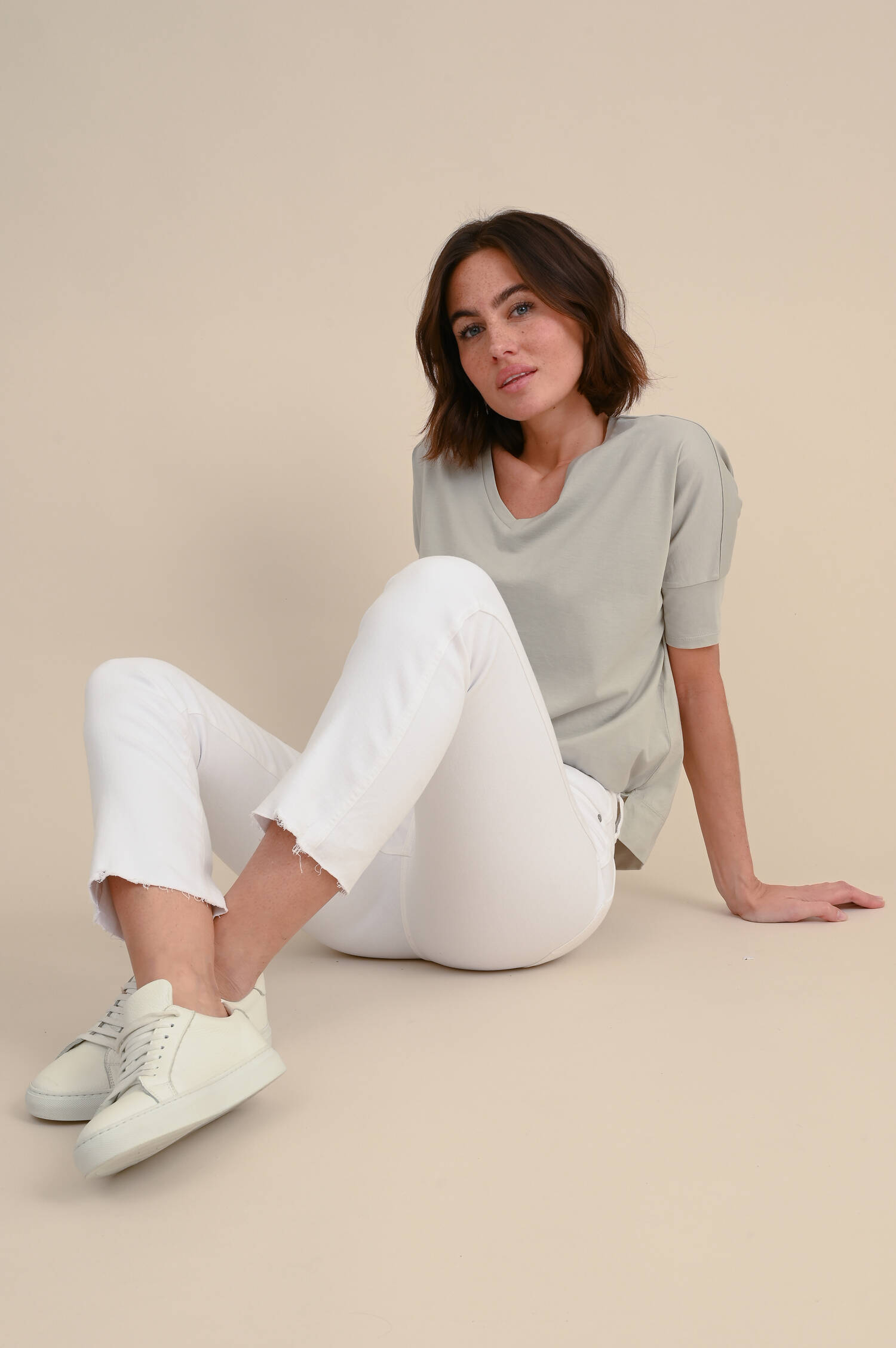 Slim Fit Jeans KICK LUXE VINTAGE in Weiß