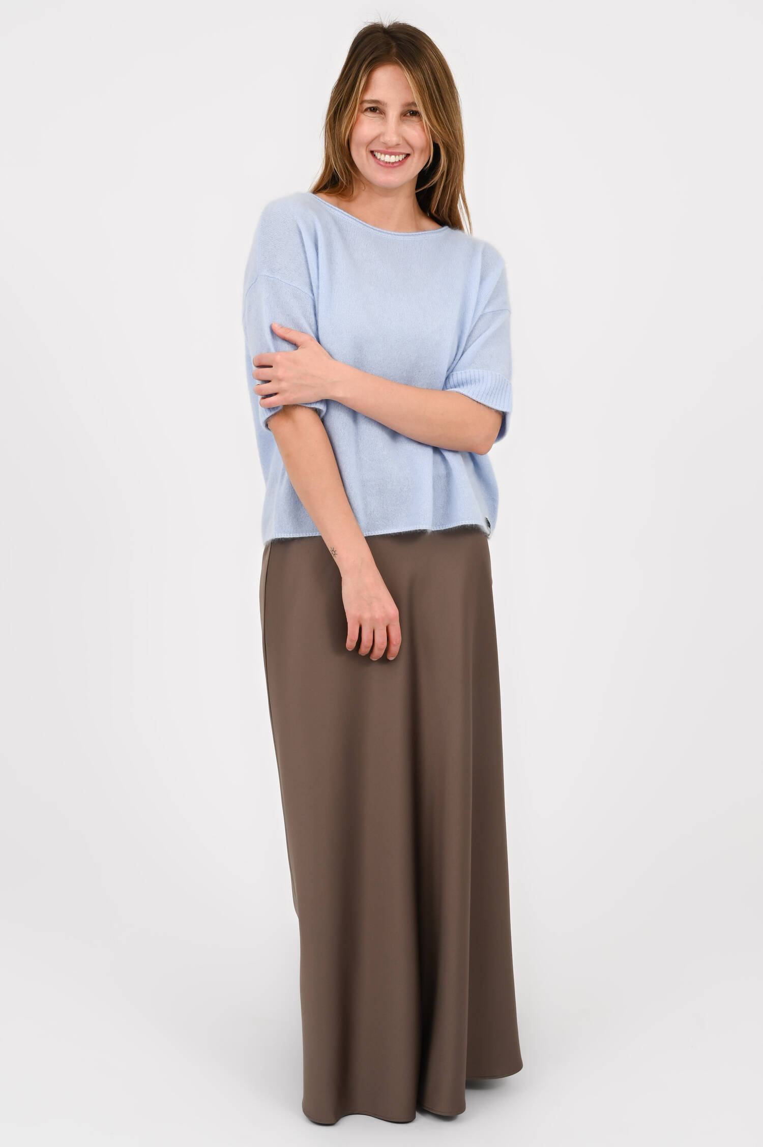 Cashmere Pullover in Blau