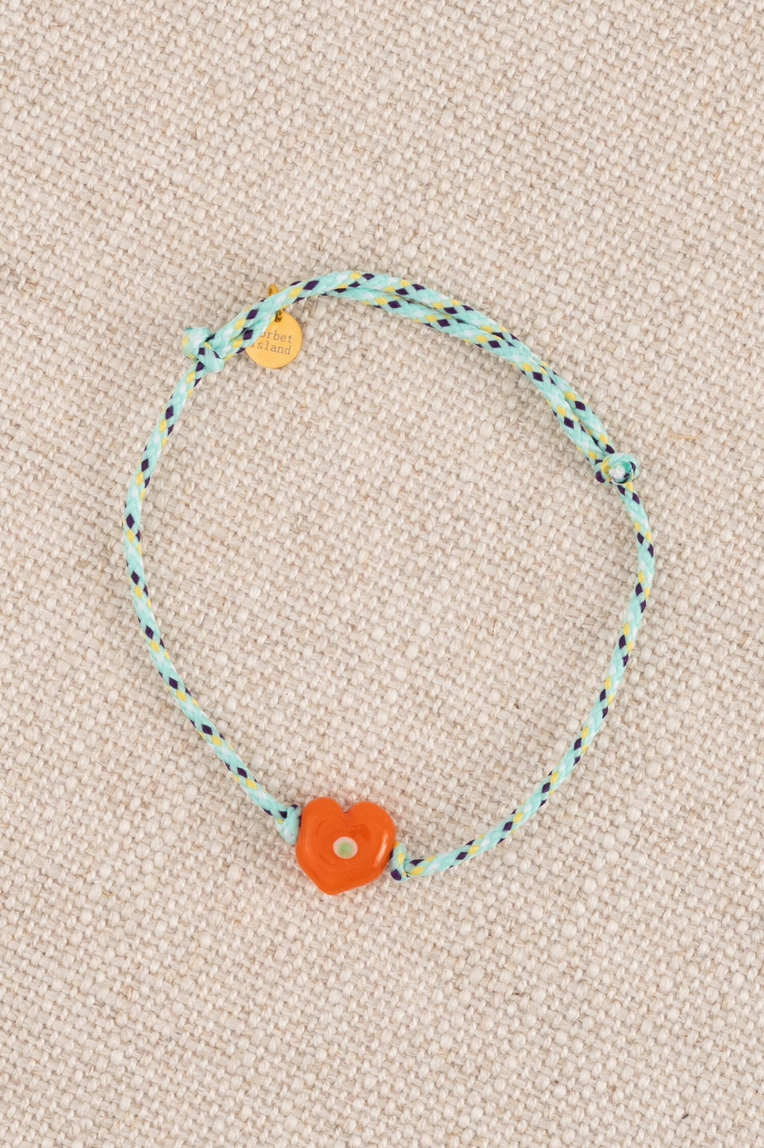 Armband mit Glass-Perle in Orange Armband mit Glass-Perle in Orange