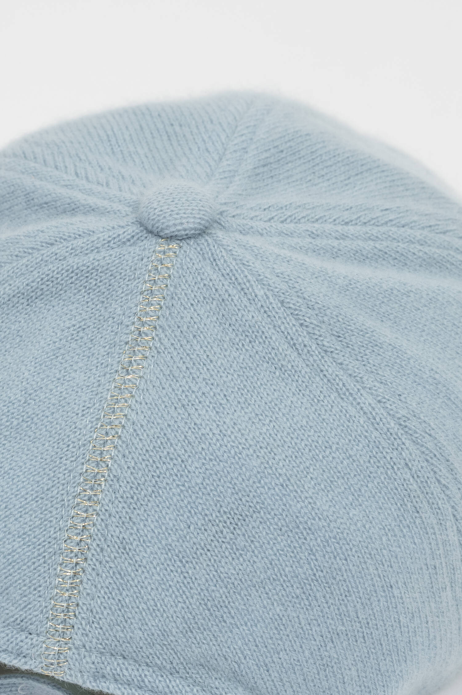 Basecap aus Cashmere in Wave