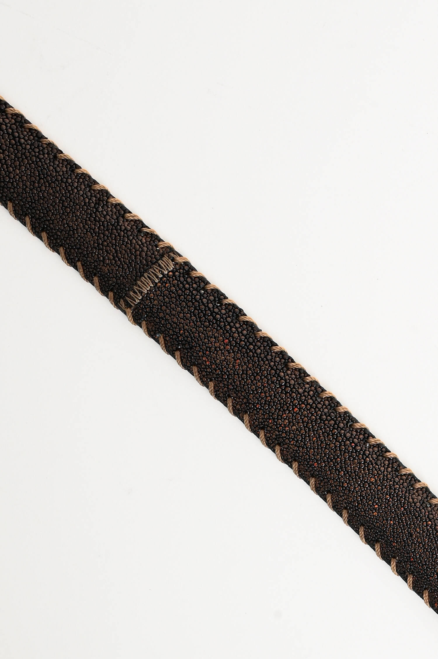 Ledergürtel mit Ziernähten in Bronze Ledergürtel mit Ziernähten in Bronze