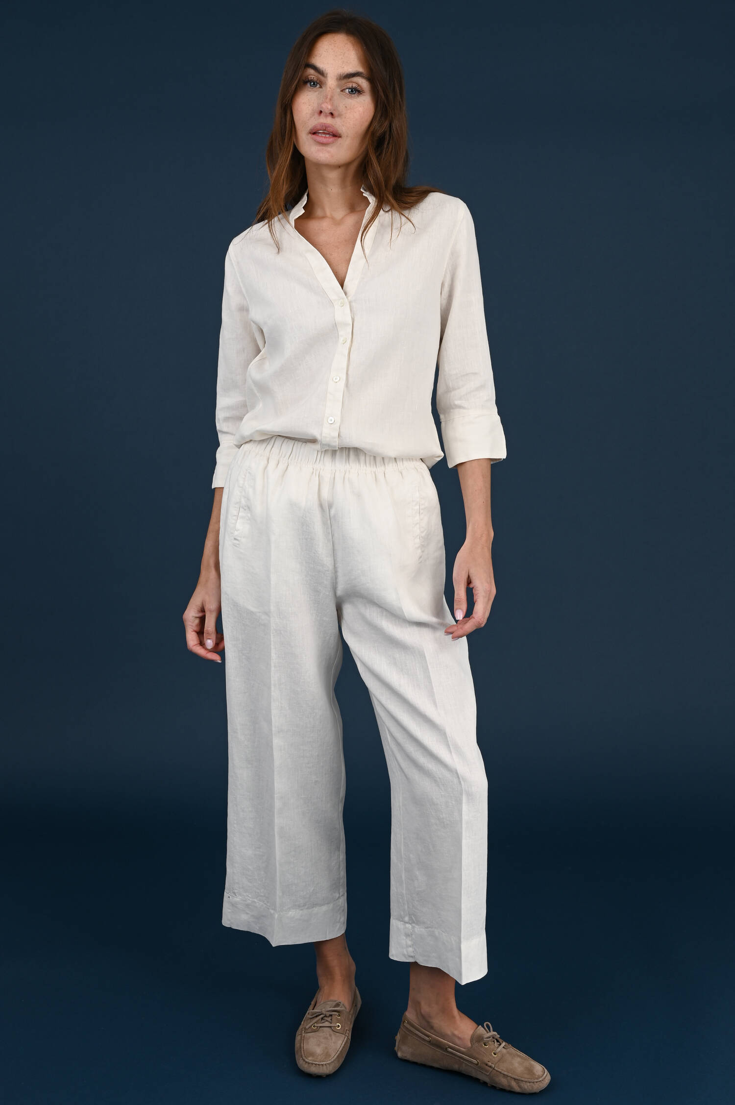 Leinenschlupfhose in Ivorybeige Leinenschlupfhose in Ivorybeige