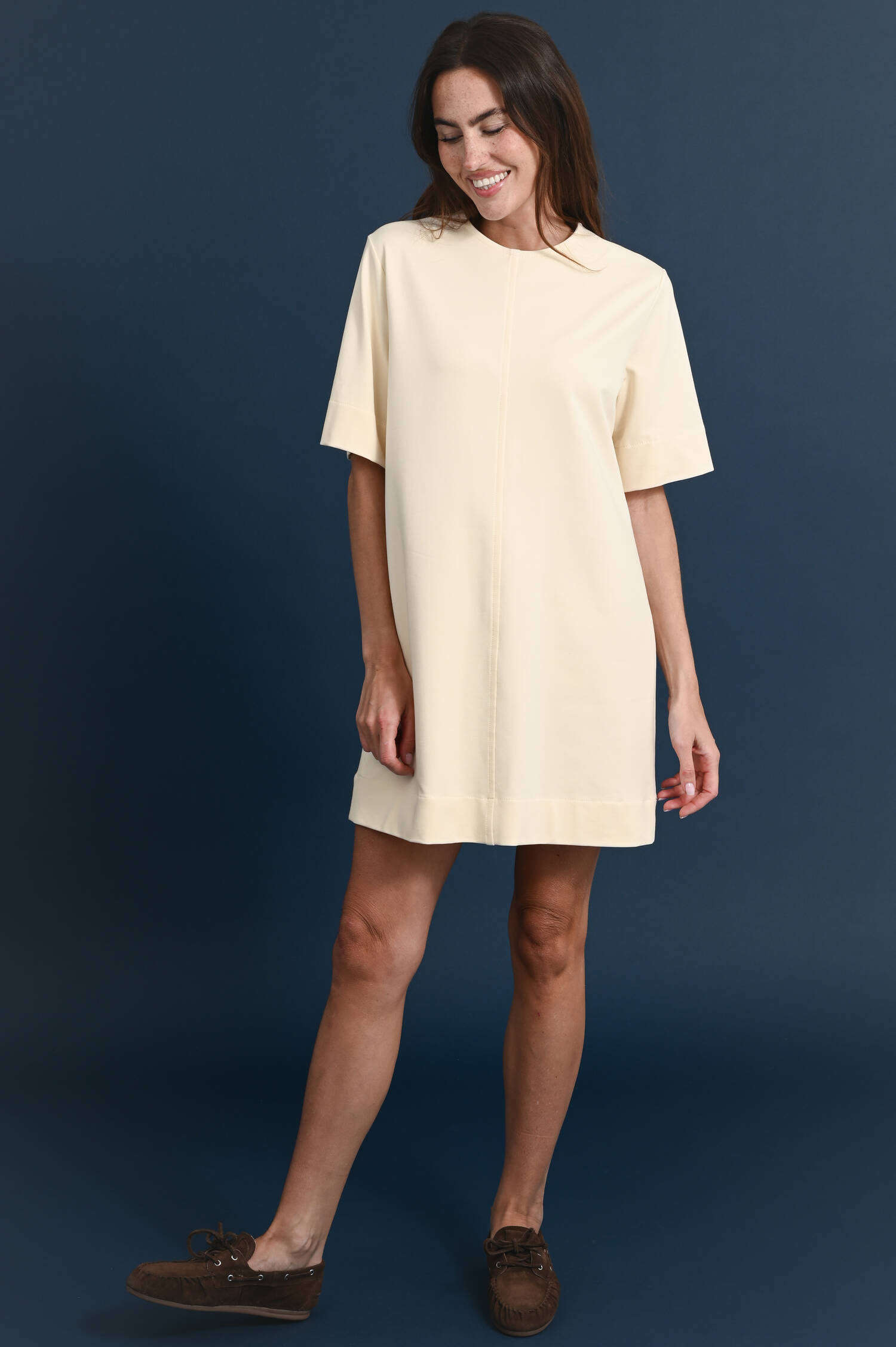 Fleecekleid in Beige Fleecekleid in Beige