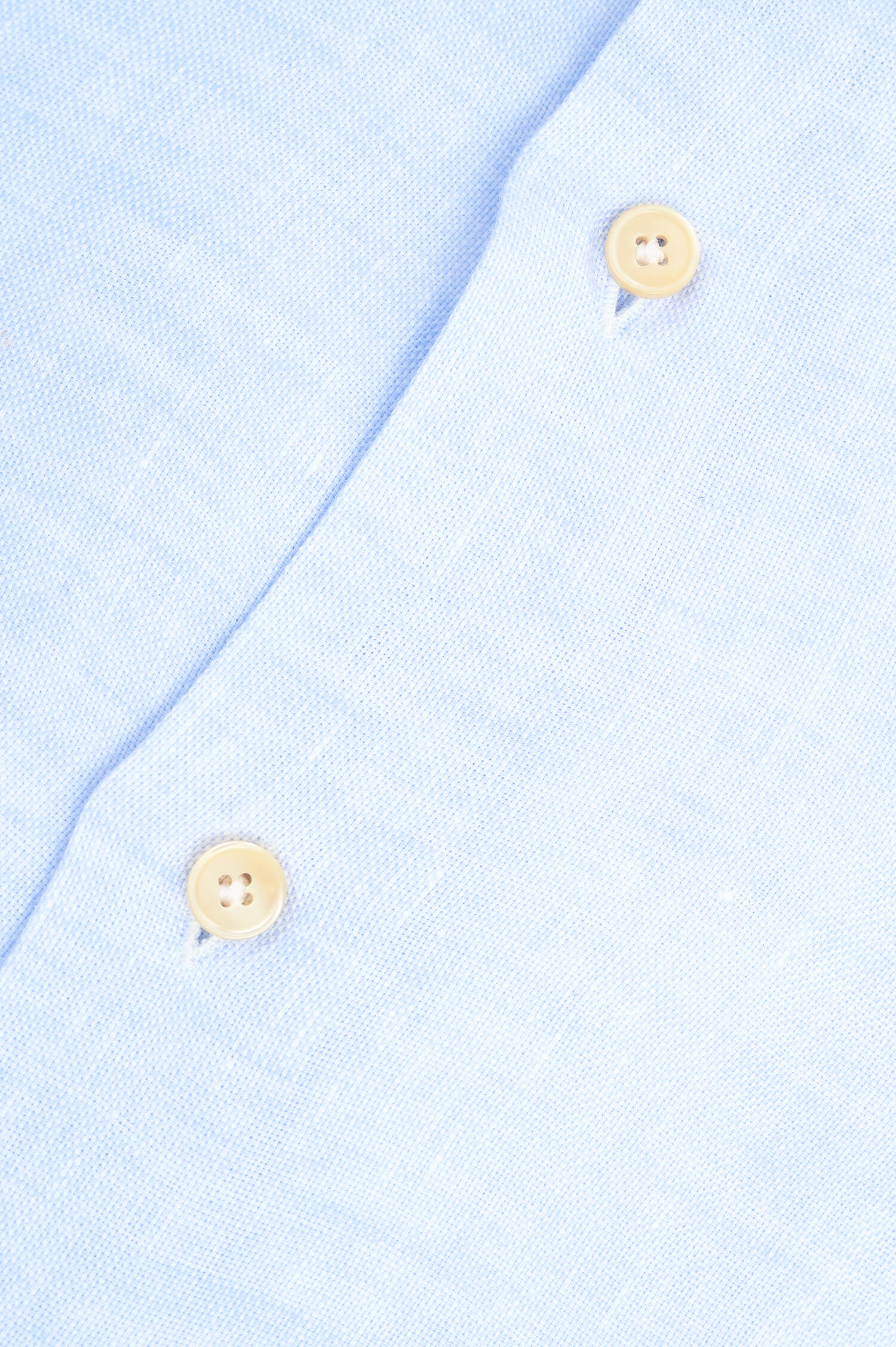 Hemd aus Leinen in Hellblau