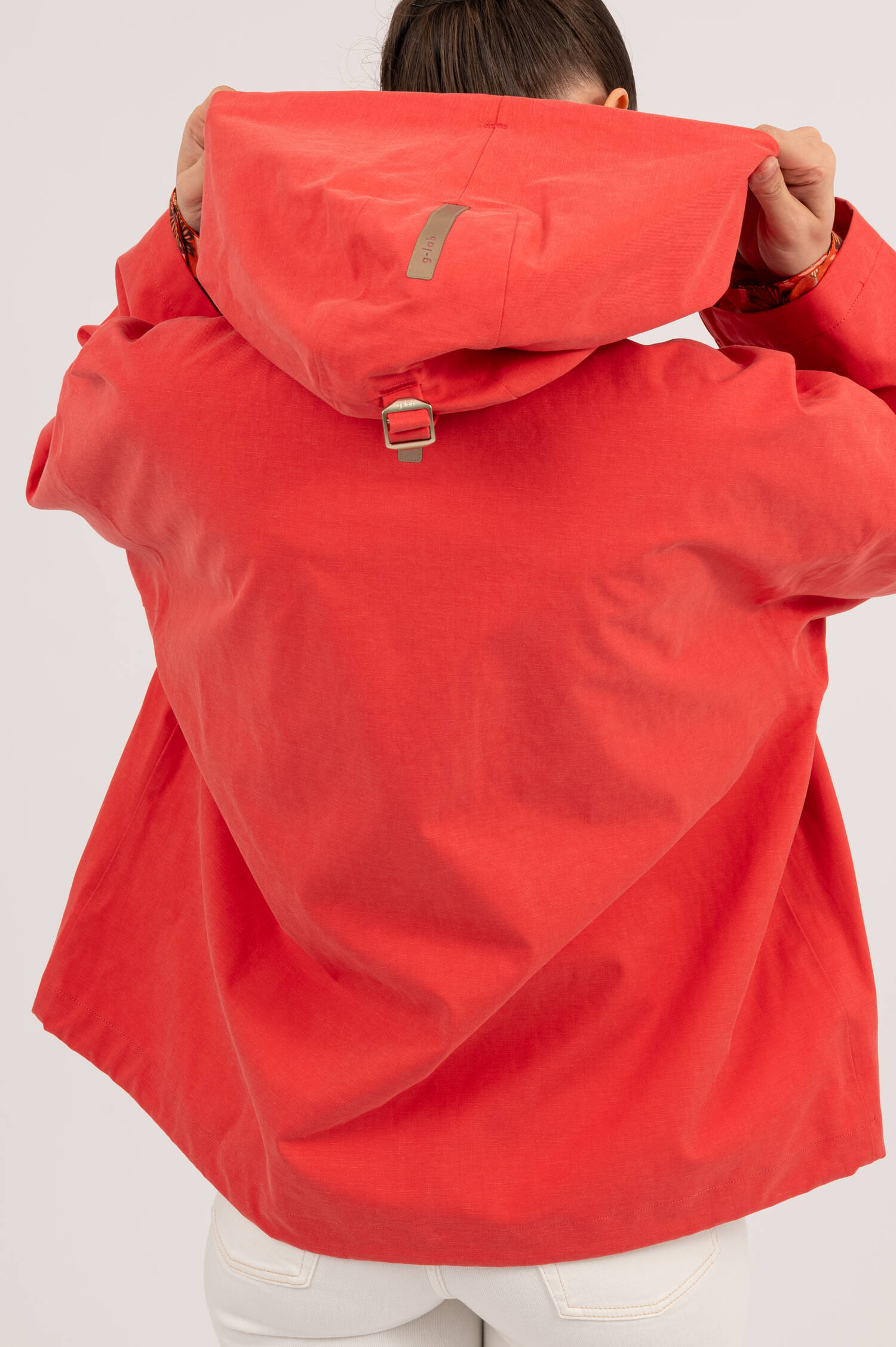 Kapuzenjacke ELLE in Korallenrot Kapuzenjacke ELLE in Korallenrot