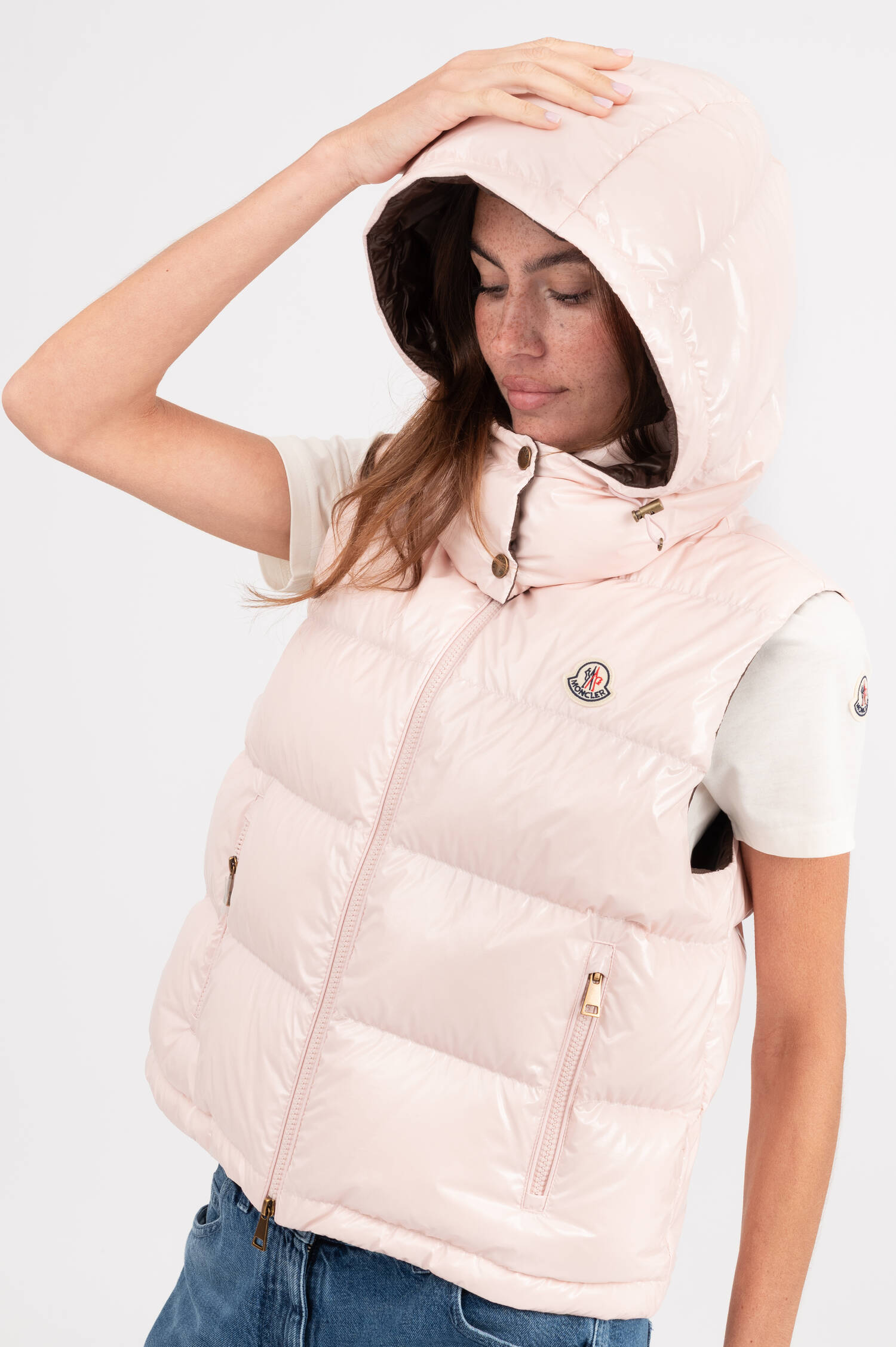 Daunengilet NIVEROLLE in Rosa