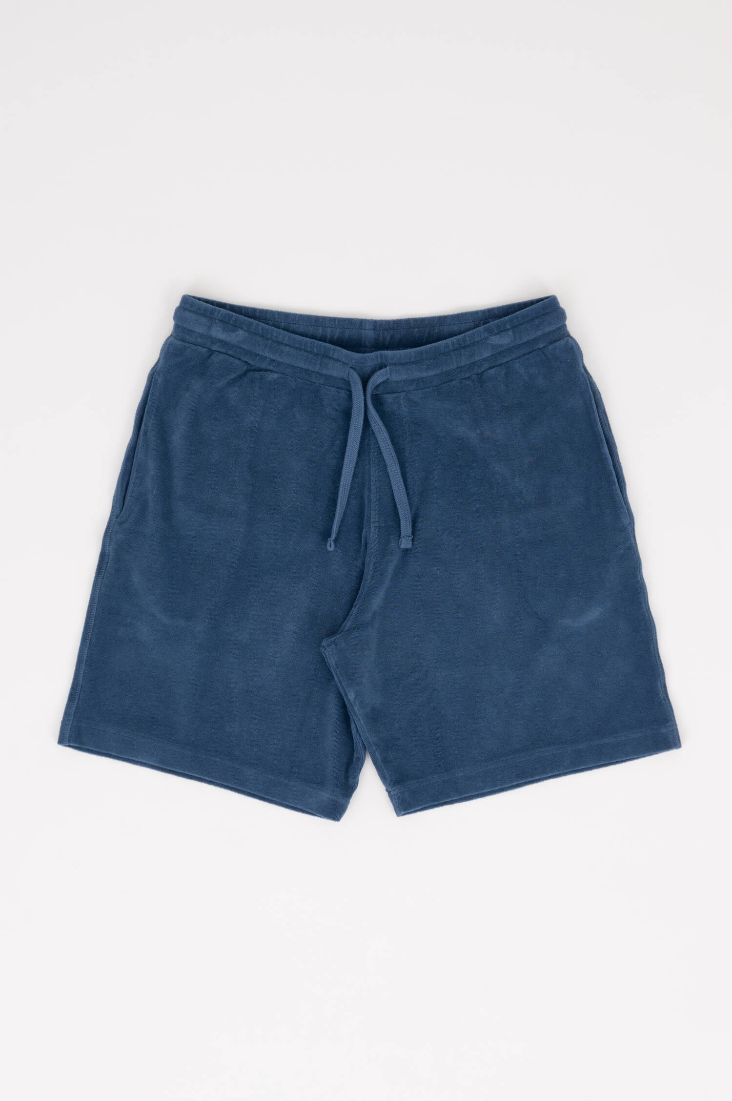 Frottee Bermuda in Blau