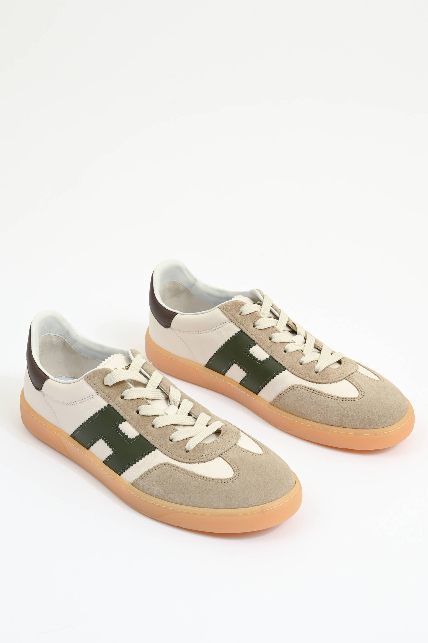  Sneaker COOL ALLACCIATO in Weiß/Navy/Beige