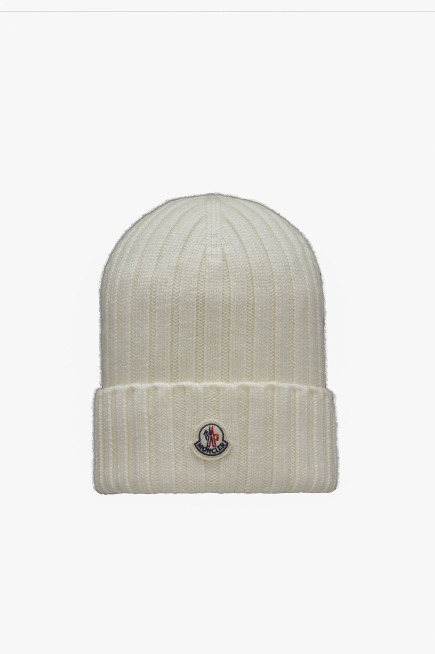 Wollmütze mit Logo in Creme Wollmütze mit Logo in Creme