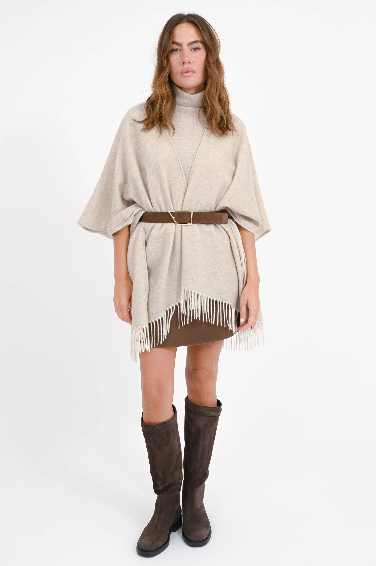 Cashmere-Cape/Poncho in Natur Cashmere-Cape/Poncho in Natur