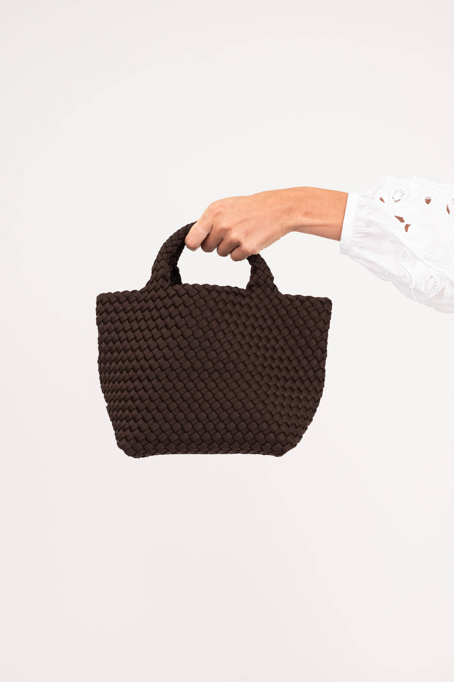 Tote ST. BARTHS SMALL mit Pouch in Dunkelbraun