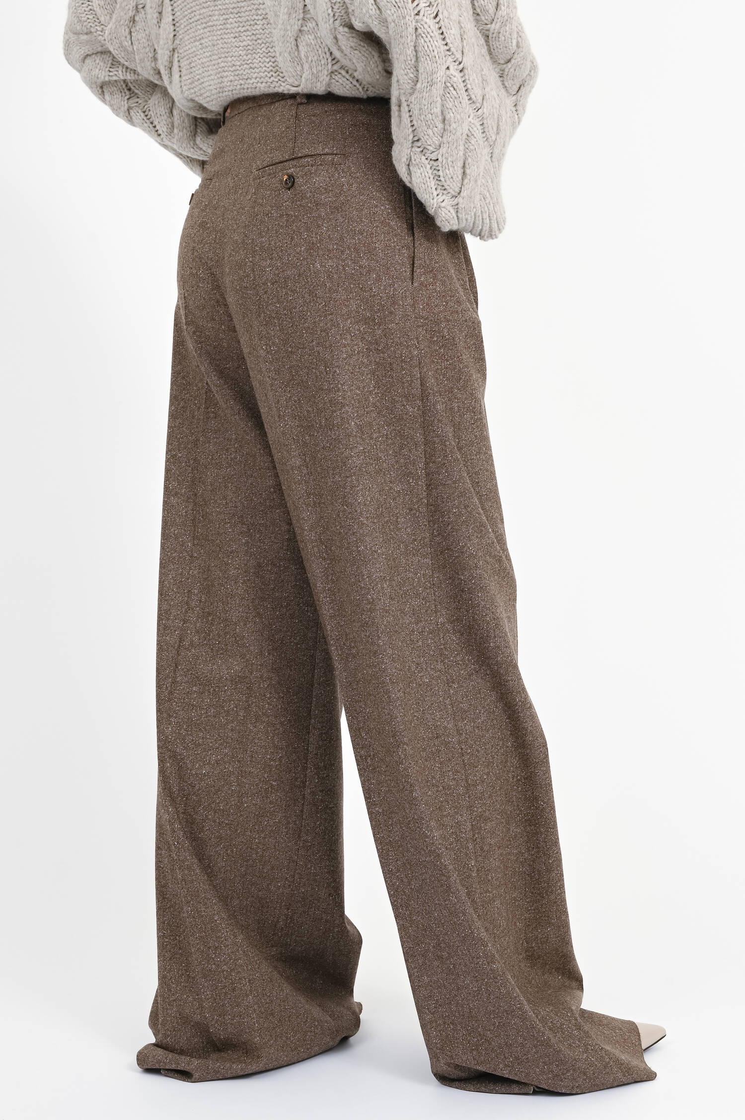 Wide-Leg Hose BRAVA in Taback