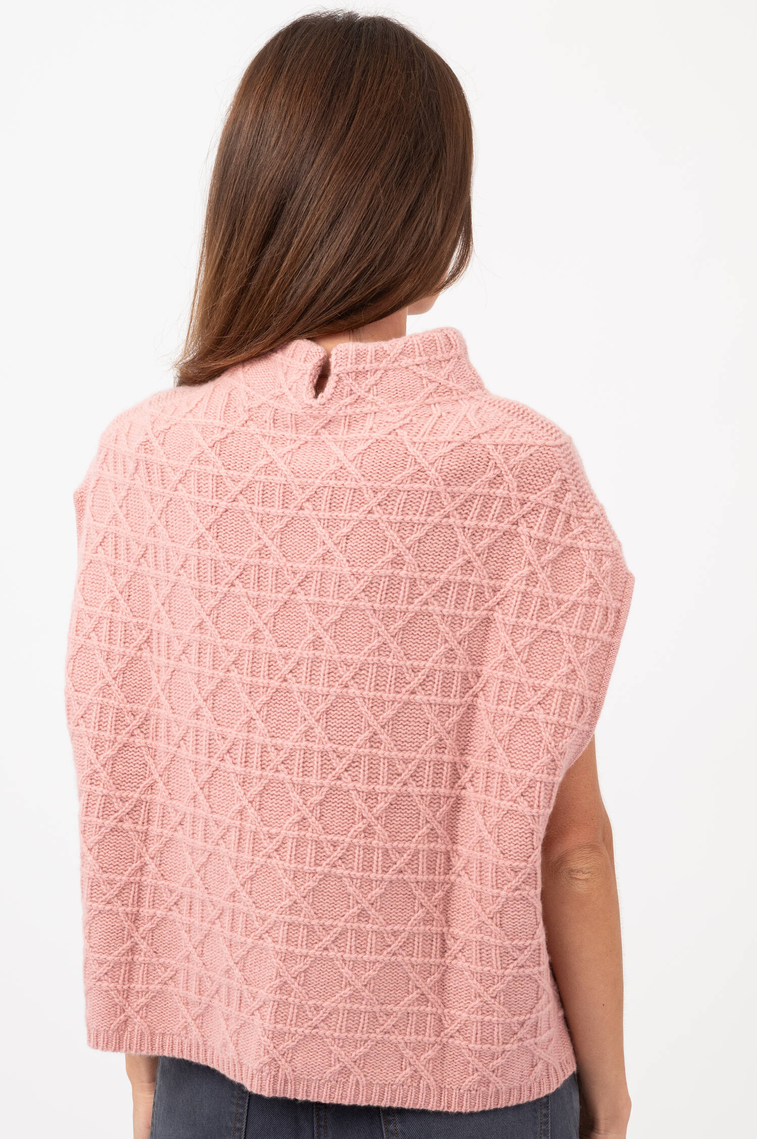 Woll-Cashmere-Pullunder in Rosa Woll-Cashmere-Pullunder in Rosa