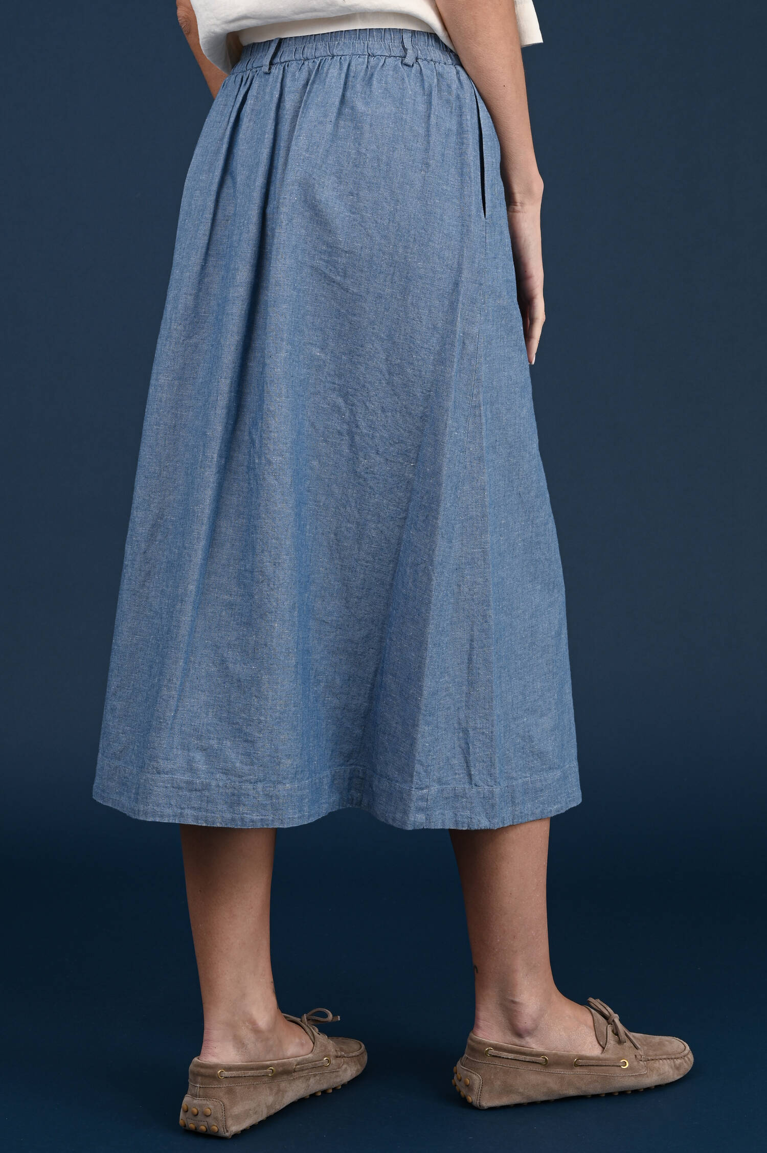 Schlupfrock in Mediumblau Schlupfrock in Mediumblau