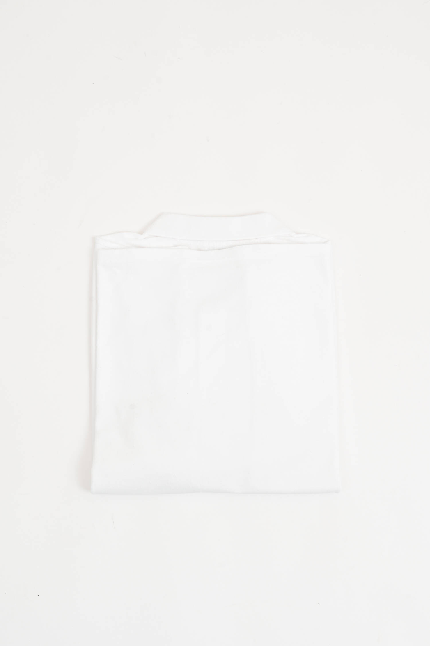 Lamgarm-Polo-Shirt in Weiß