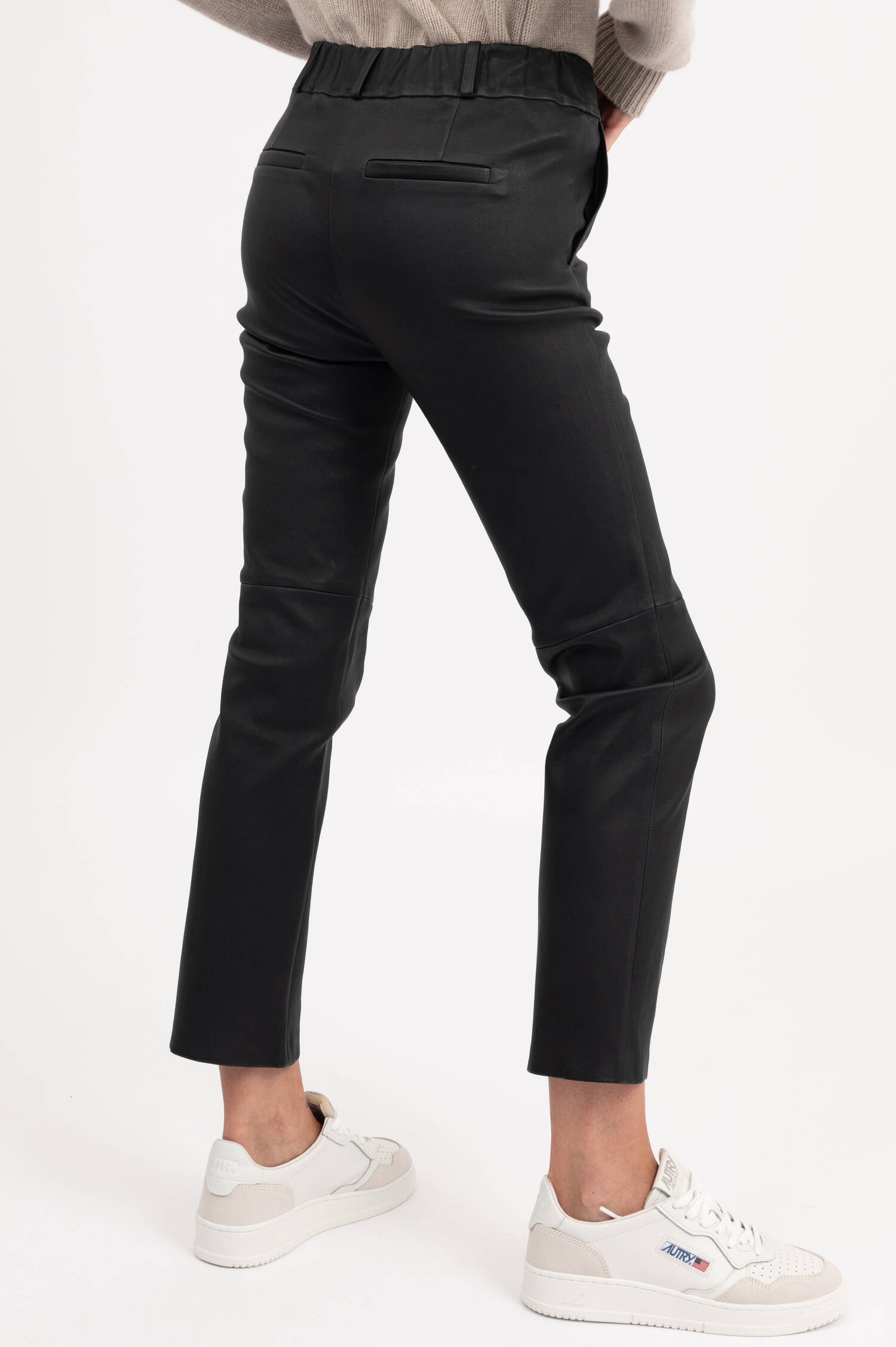Nappa-Lederhose in Navy Nappa-Lederhose in Navy