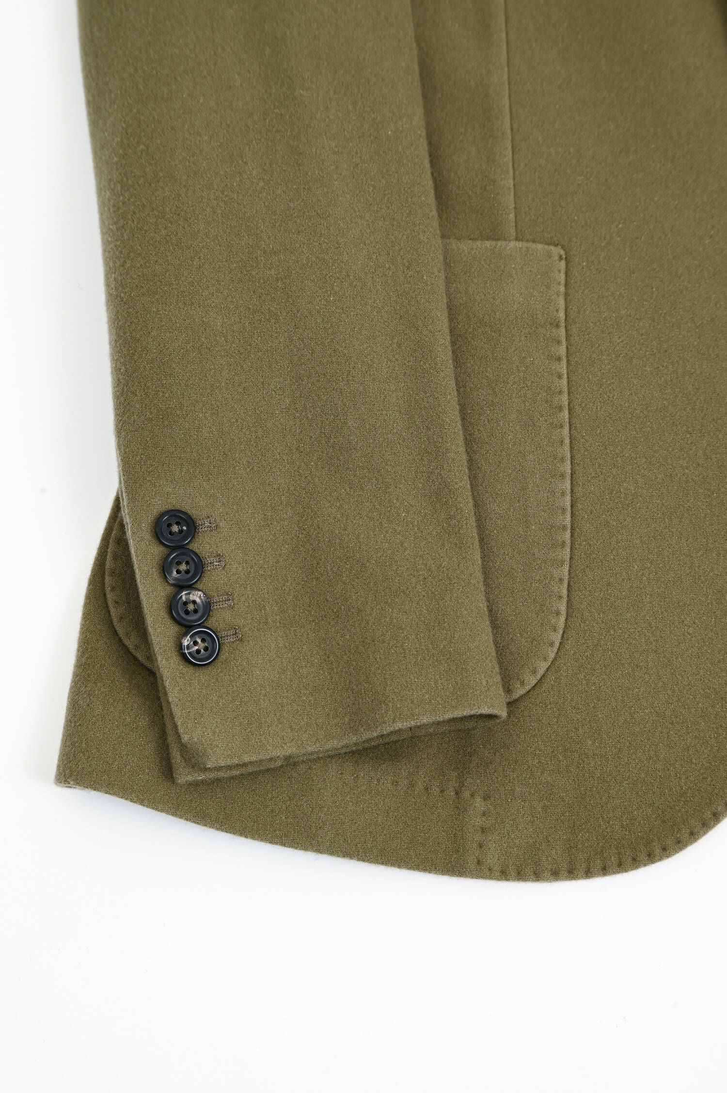 Herringbone Mantel in Schwarz/Natur