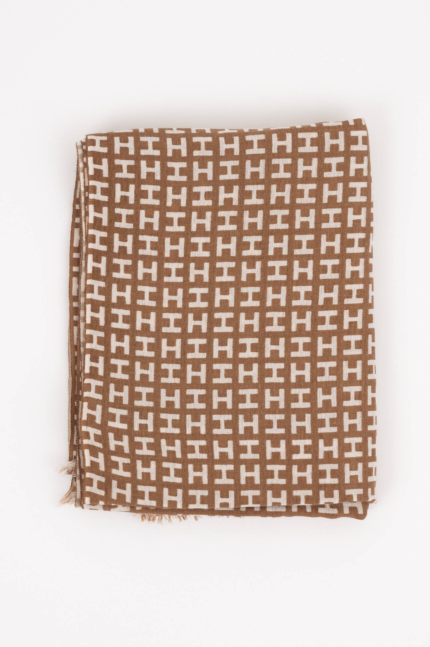 Cashmere-Seiden-Schal RADEGUNDE in Braun