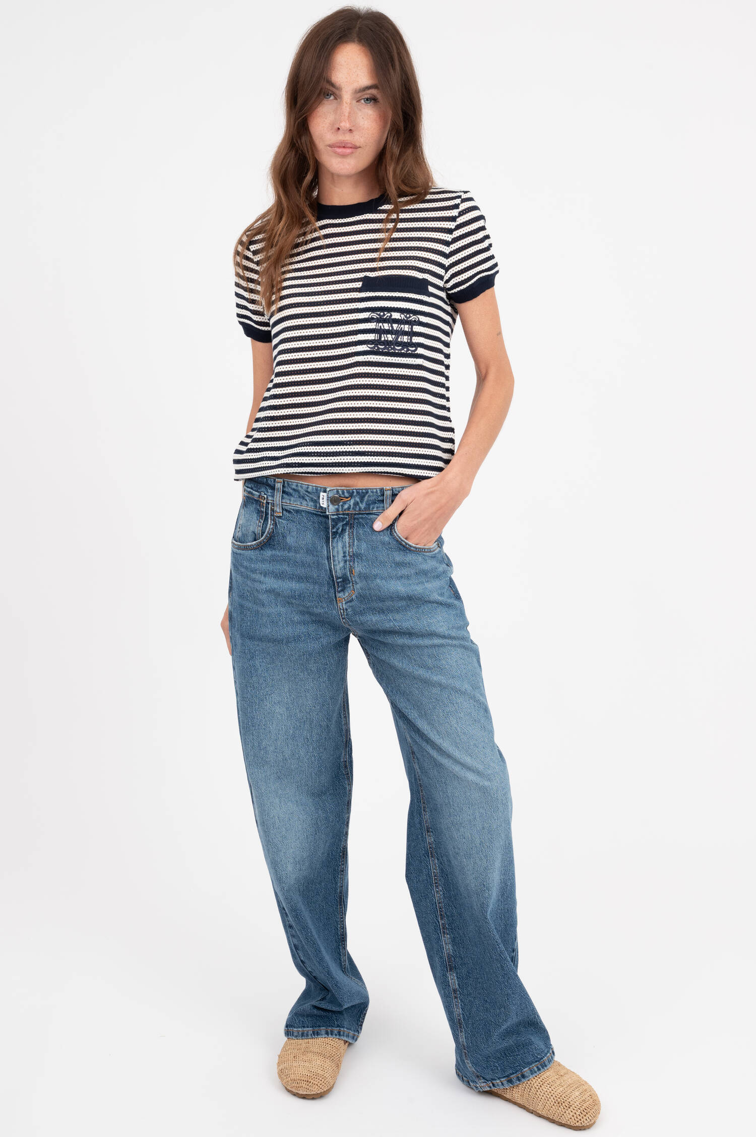Jeans THE SUPER B in Mittelblau Jeans THE SUPER B in Mittelblau