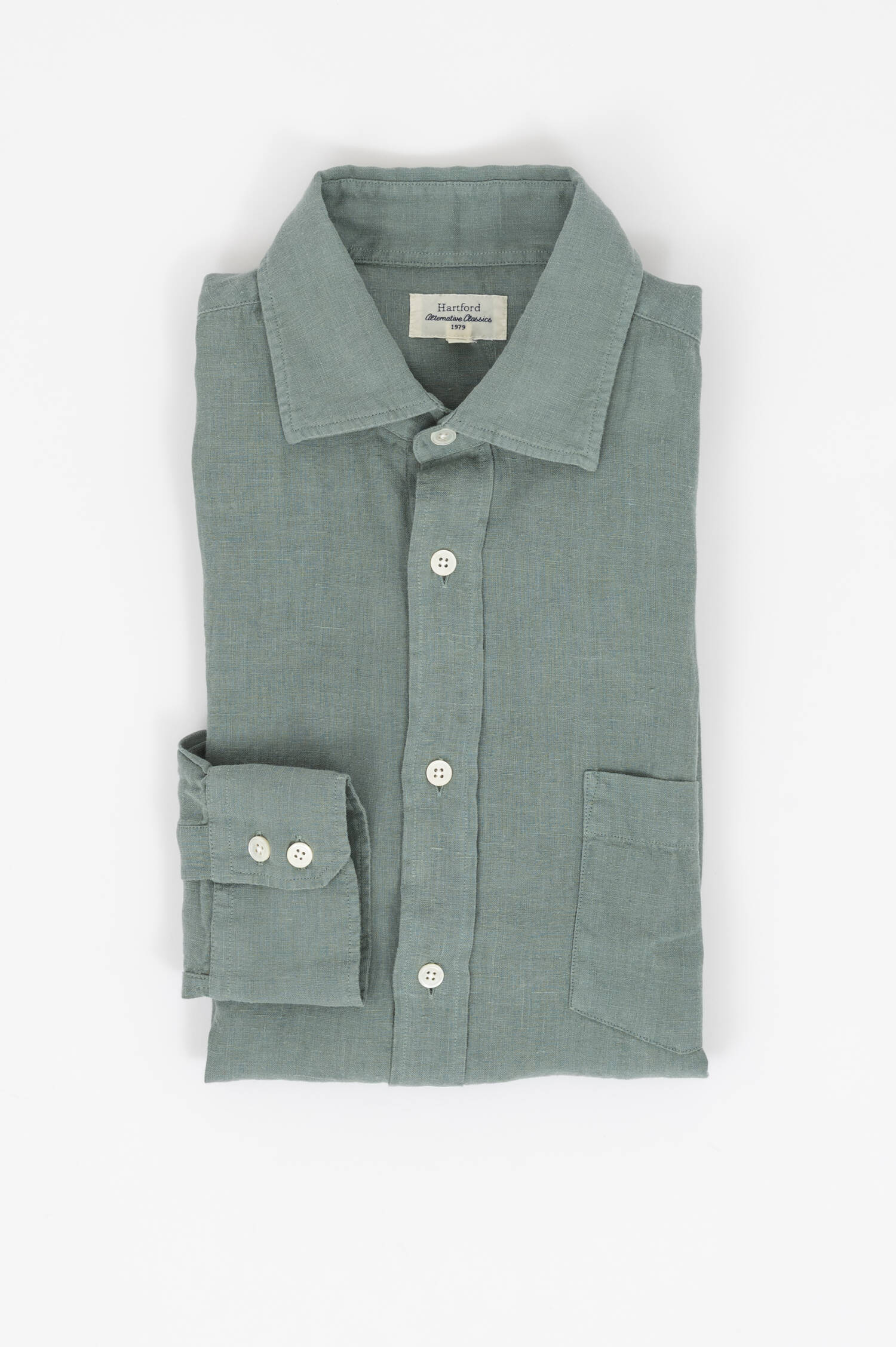 Leinenhemd PAUL in Khaki