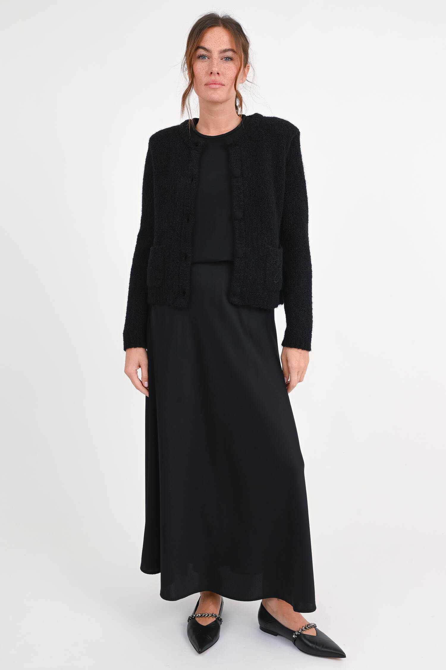 Seidenrock HANJA in Schwarz