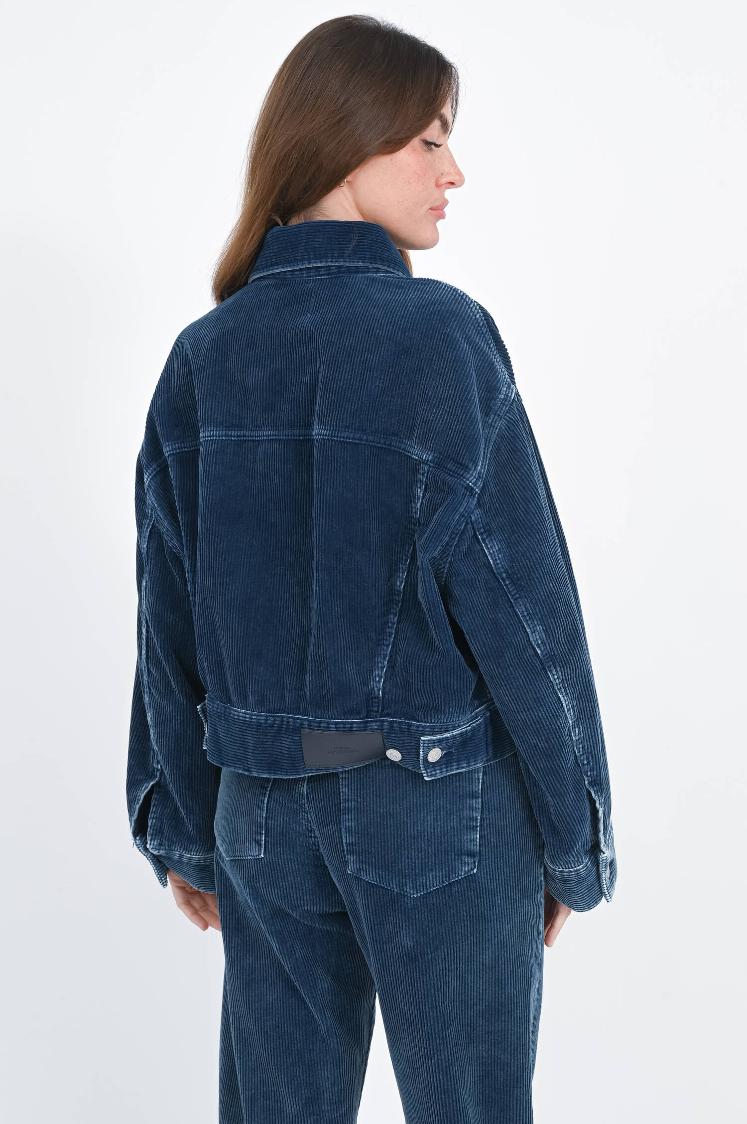 Denim-Cord-Jacke OLI in Used Blue Denim-Cord-Jacke OLI in Used Blue