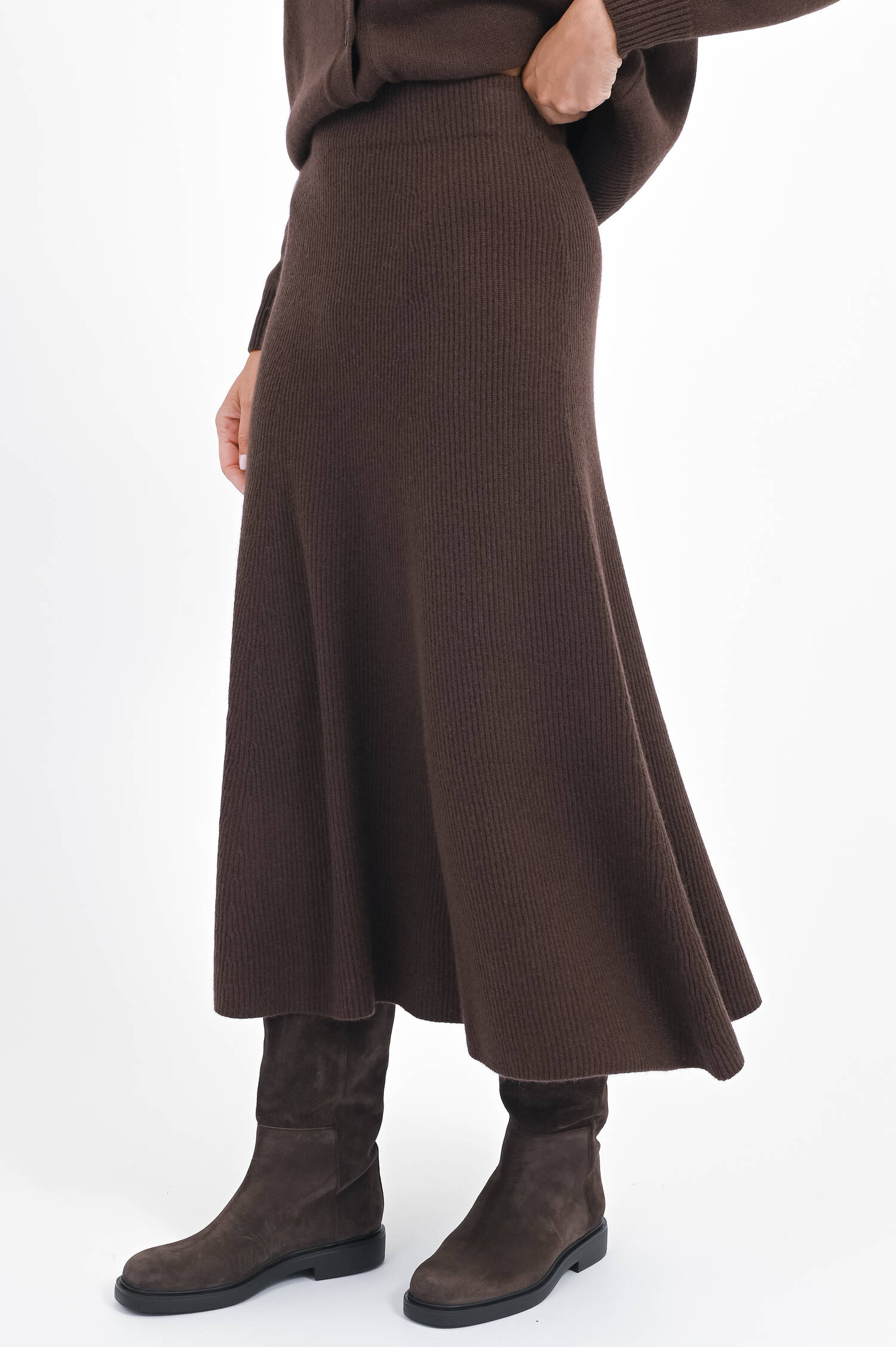 Woll-Cashmere-Rock in Bitter Chocolate Woll-Cashmere-Rock in Bitter Chocolate