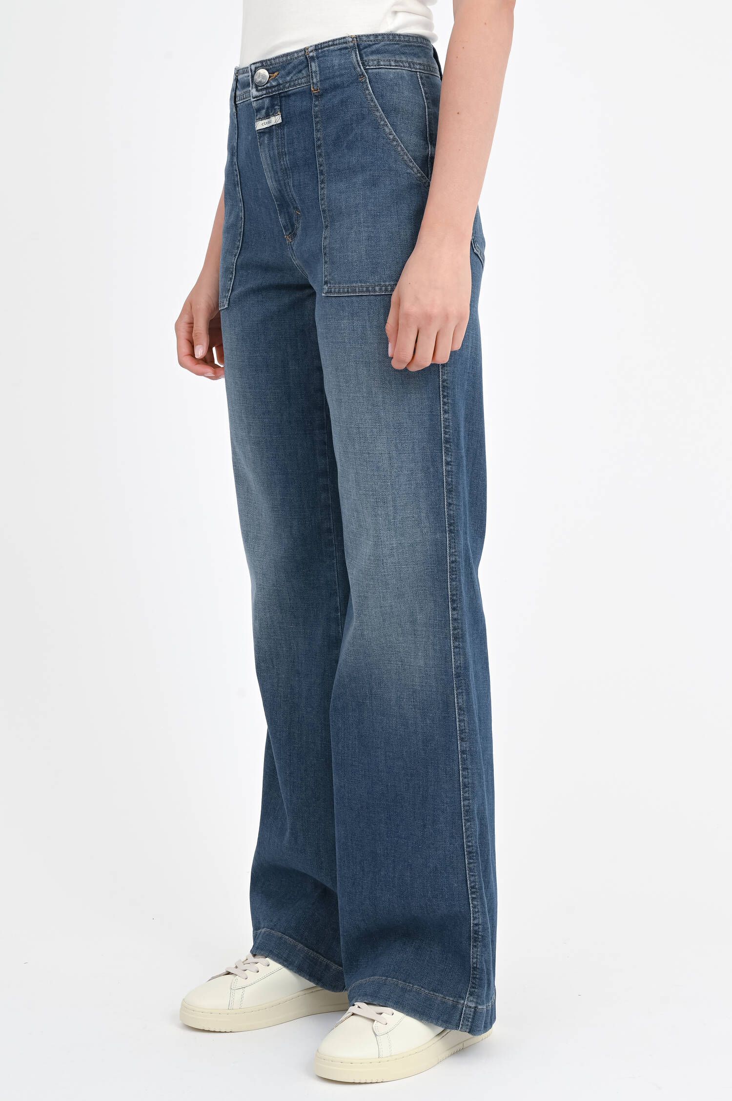  Flared Jeans ARIA in Mittelblau
