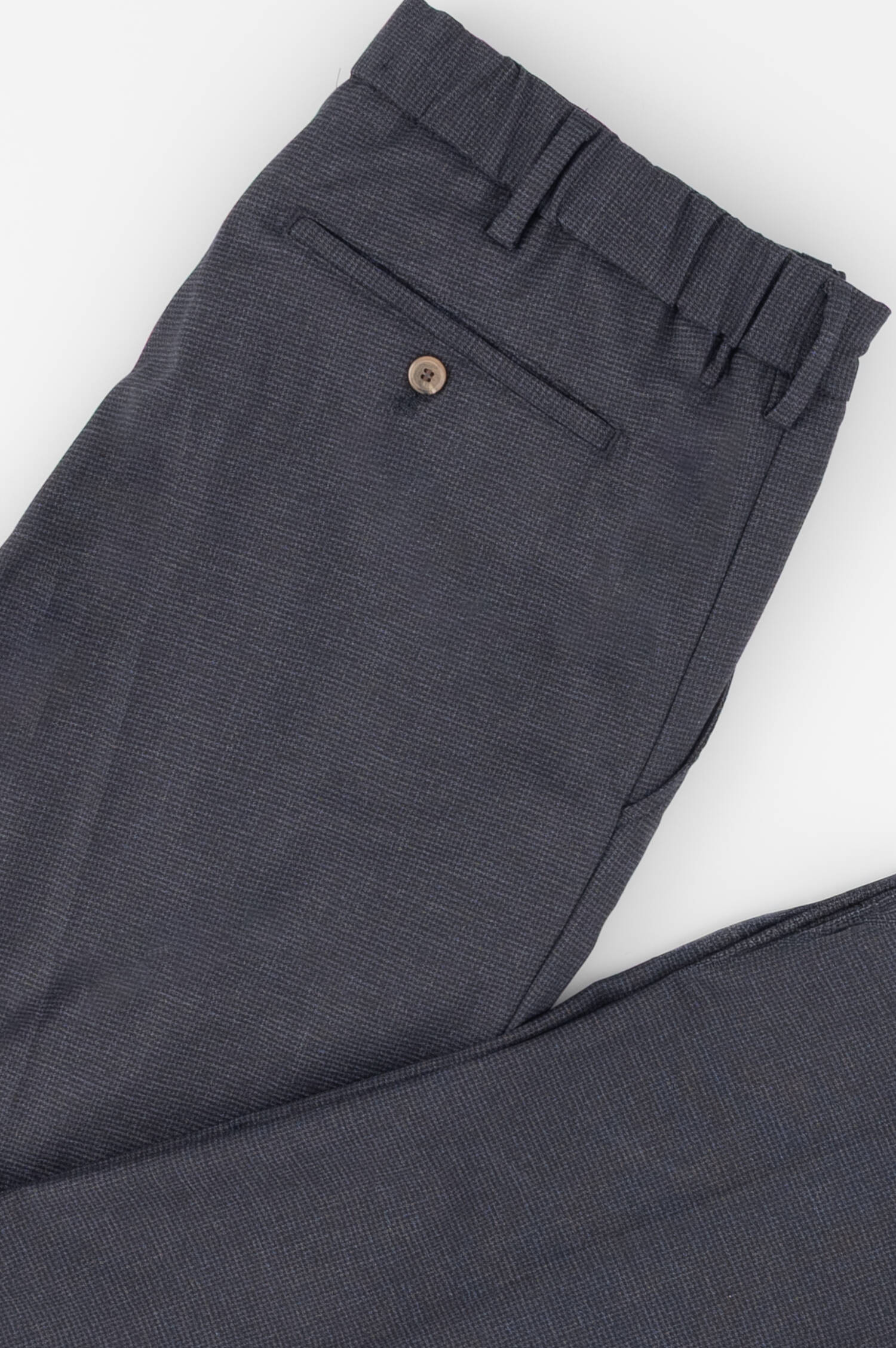Flanell Hose mit Ziernaht in Grau Flanell Hose mit Ziernaht in Grau
