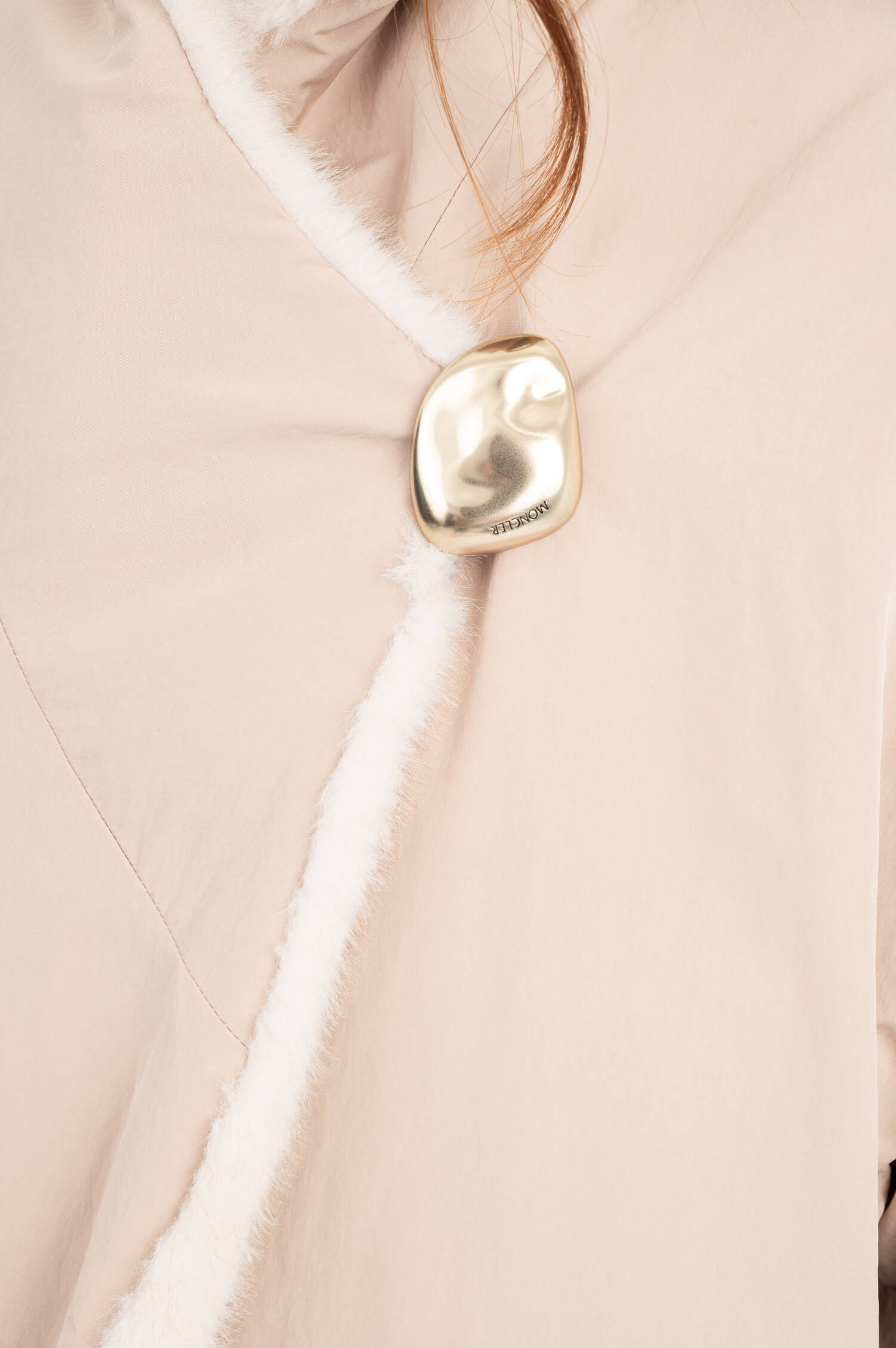 Wendejacke in Creme