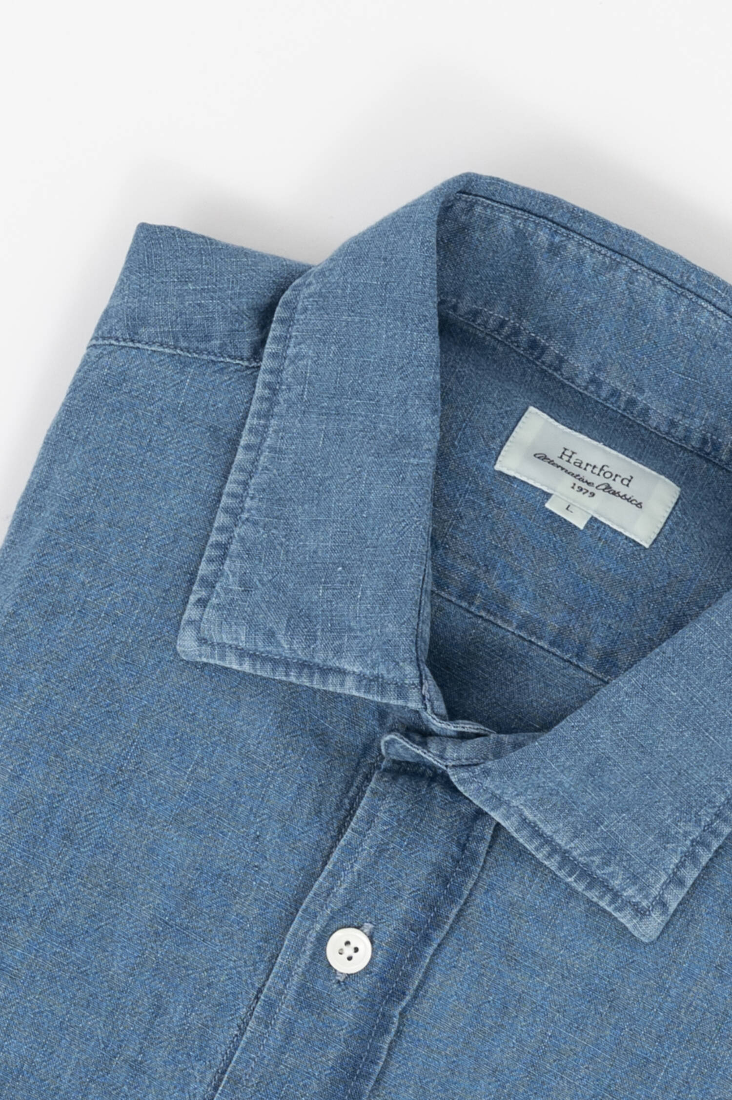 Jeanshemd PAUL in Mittelblau
